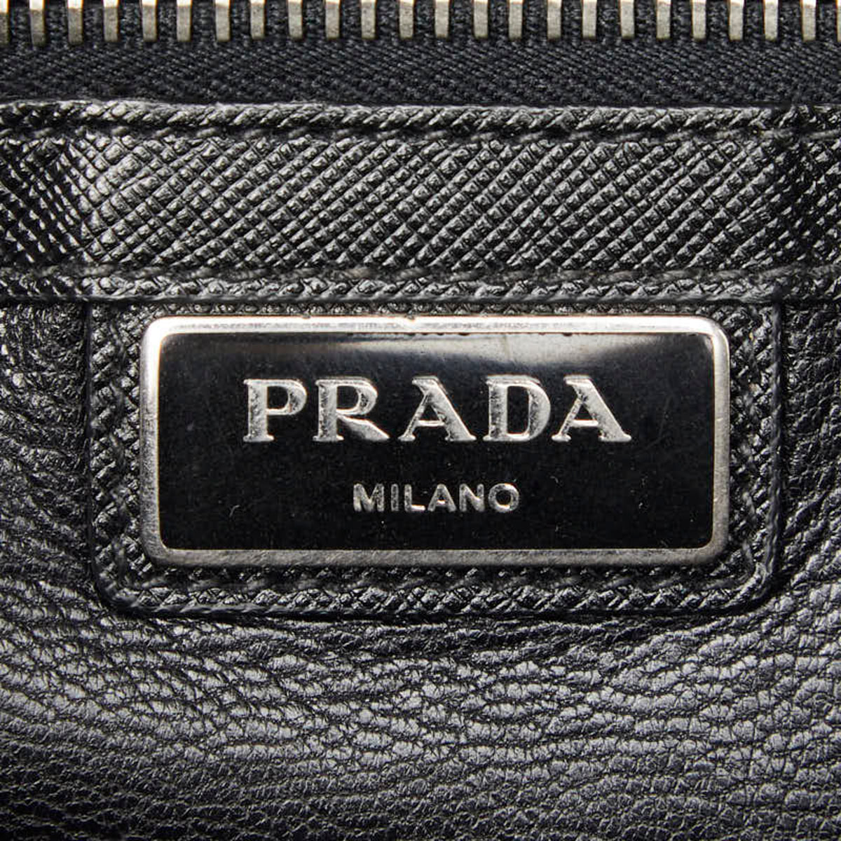 Prada Black Leather Shoulder Bag (Pre-Owned)