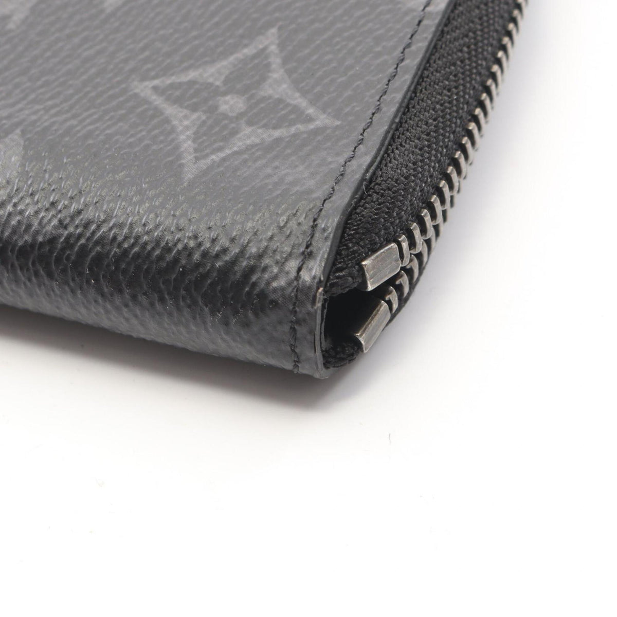 Louis Vuitton Black Leather Pvc Long Wallet (Bi-Fold) (Pre-Owned)