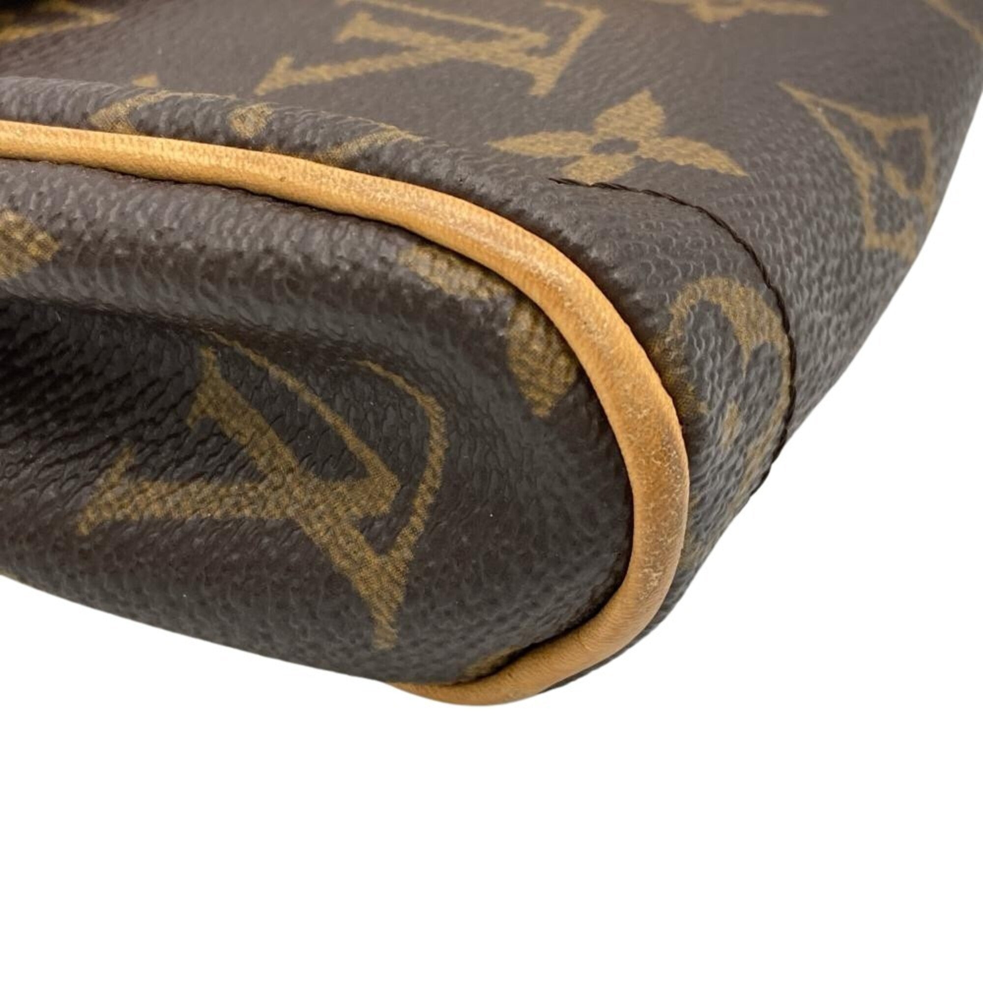 Louis Vuitton Brown Monogram Canvas Clutch Bag (Pre-Owned)