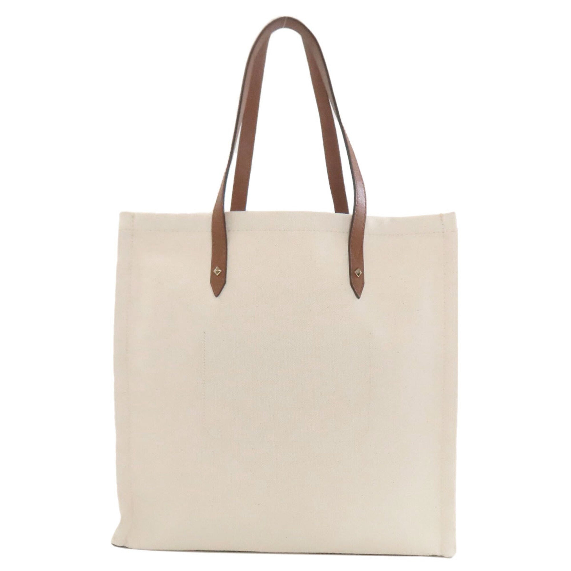Jimmy Choo Beige Canvas Tote Bag (Pre-Owned)