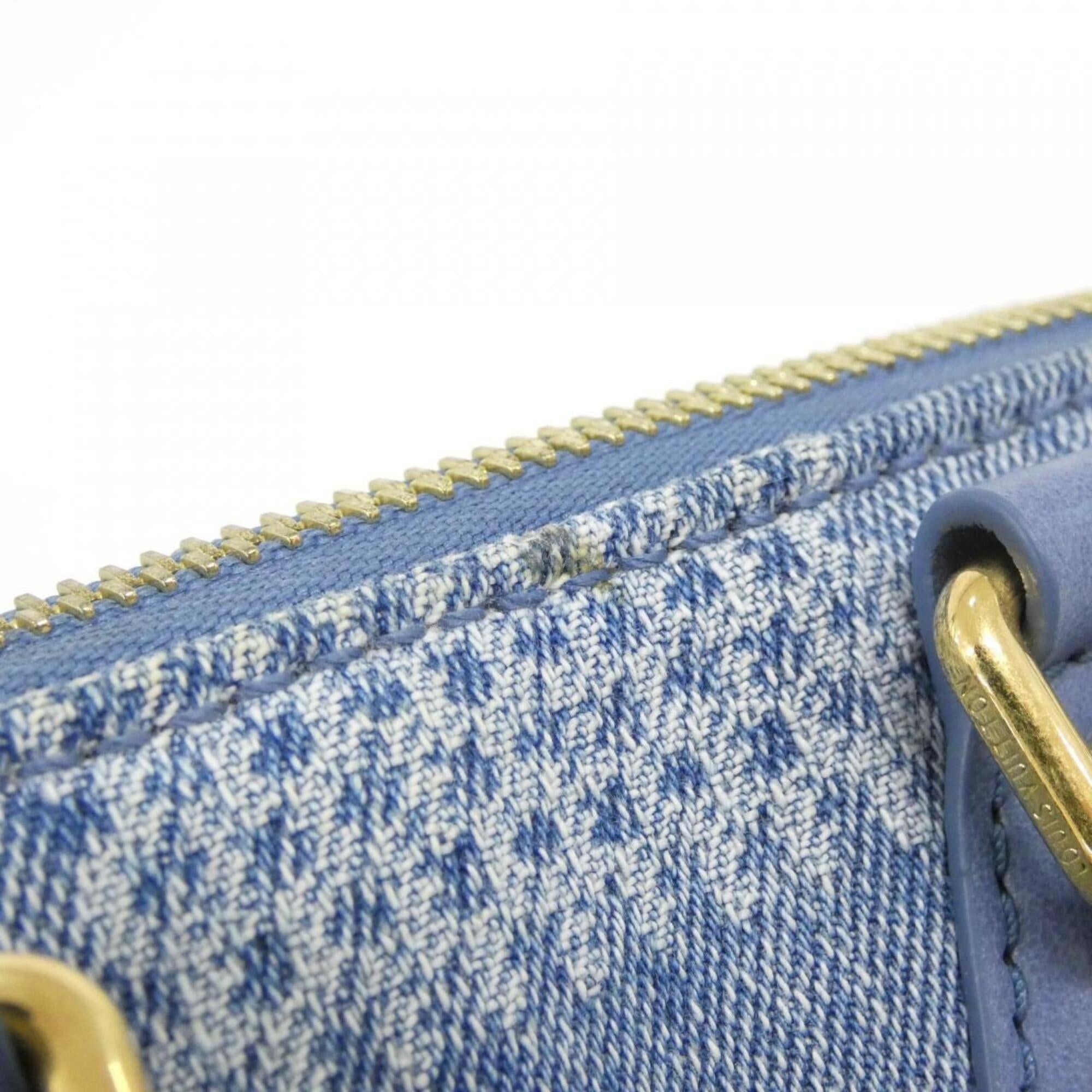 Louis Vuitton Blue Denim Handbag (Pre-Owned)