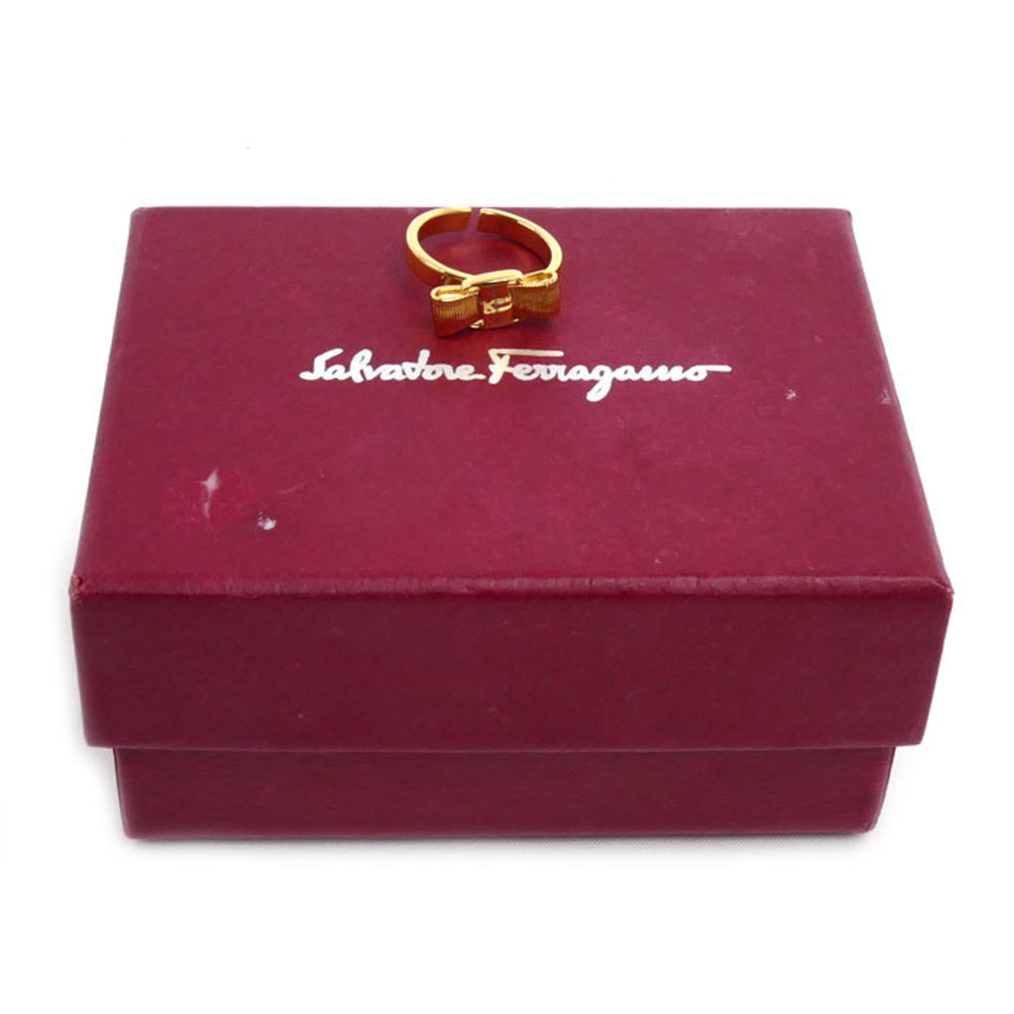 Salvatore Ferragamo Brass Band Ring (Pre-Owned)