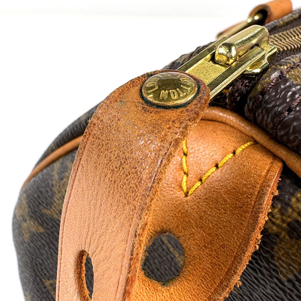 Louis Vuitton Brown Monogram Boston Bag Handbag (Pre-Owned)