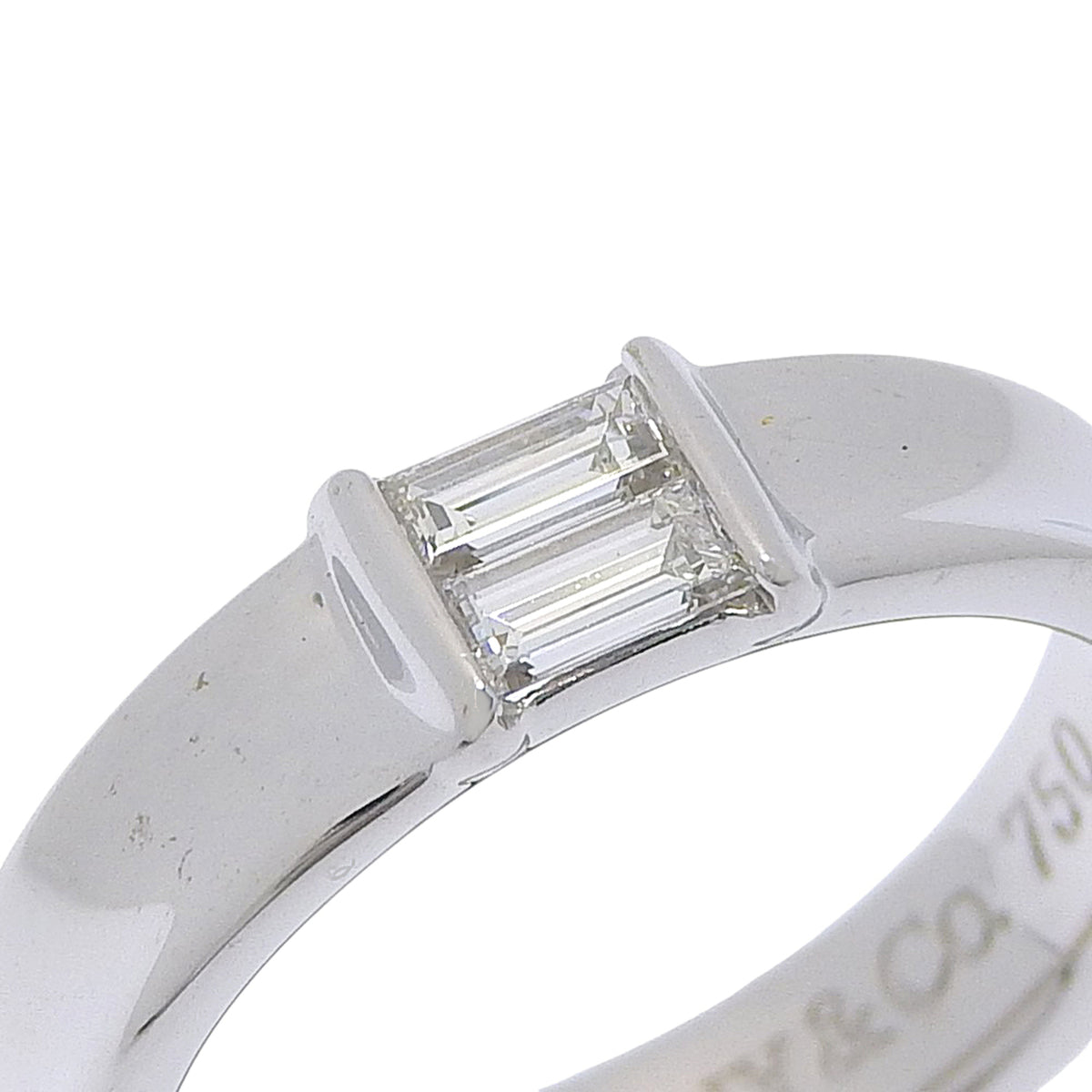Tiffany White Gold (18K) Band Ring (Pre-Owned)