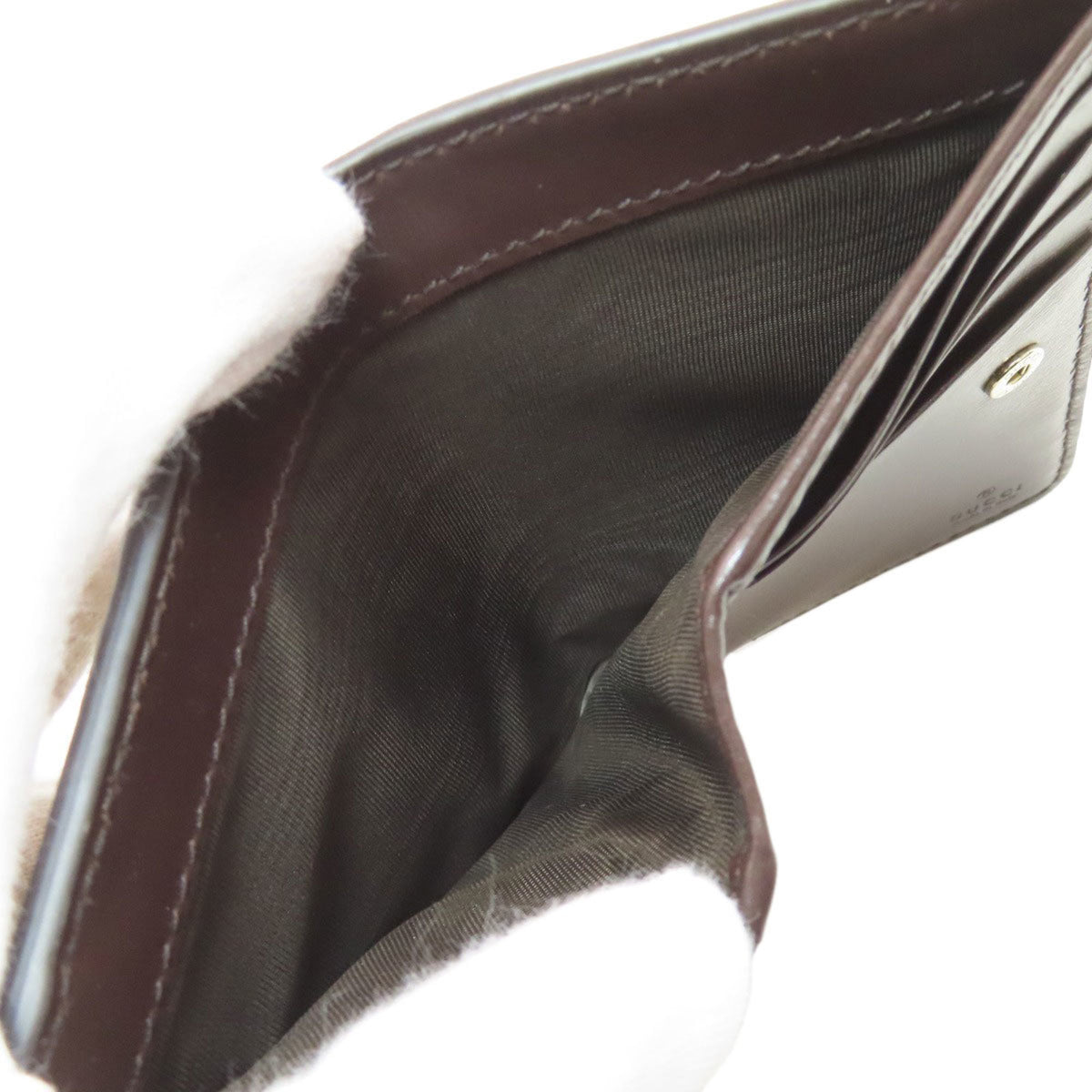 Gucci Brown Canvas Wallet (Bi-Fold) (Pre-Owned)