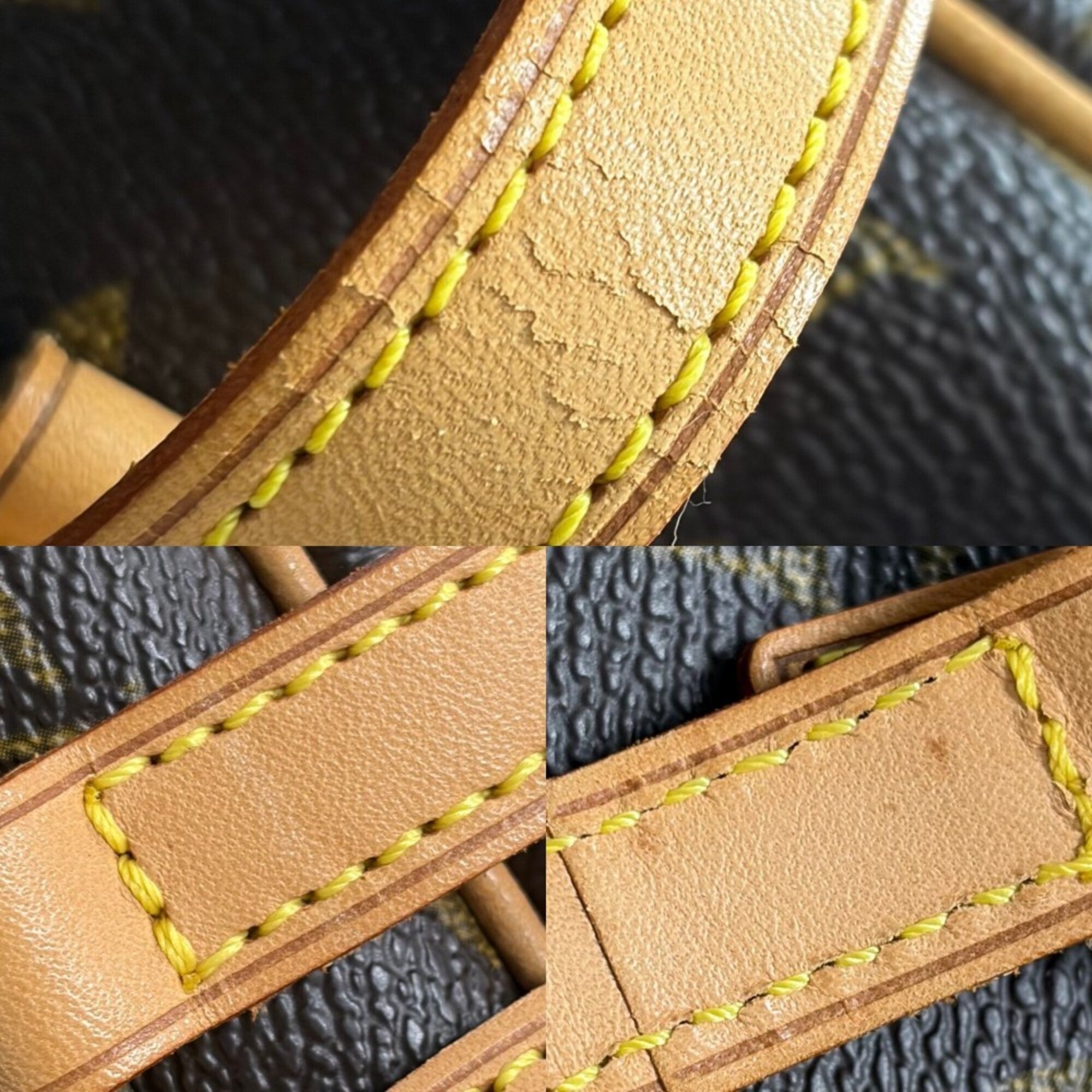 Louis Vuitton Brown Monogram White Monogram Handbag (Pre-Owned)