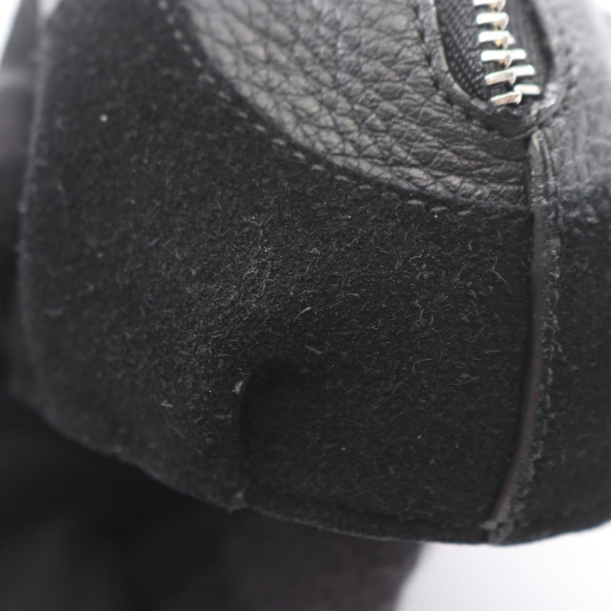 Loewe Black Leather Suede Coin Purse/Coin Case (Pre-Owned)