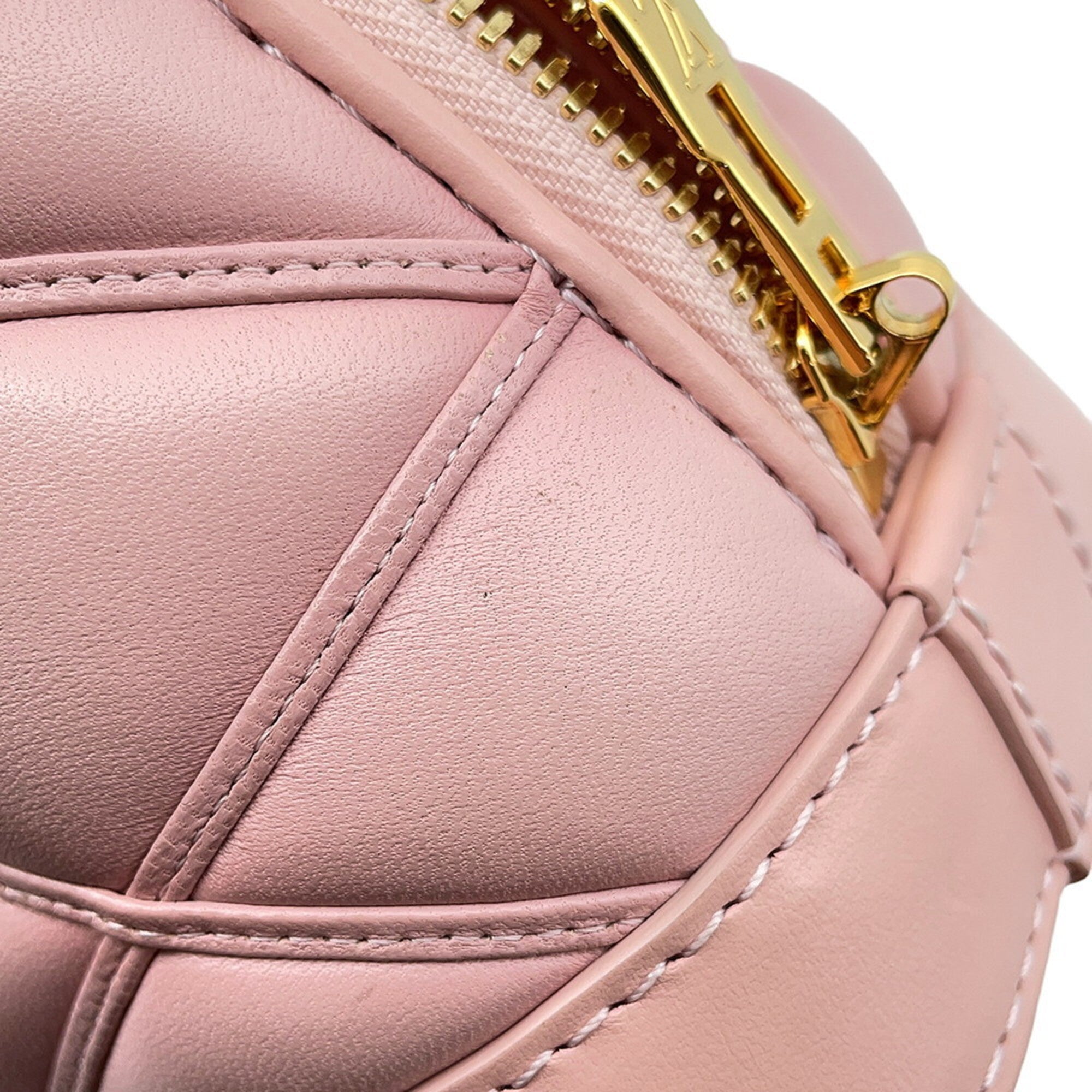 Louis Vuitton Pink Leather Handbag Shoulder Bag (Pre-Owned)