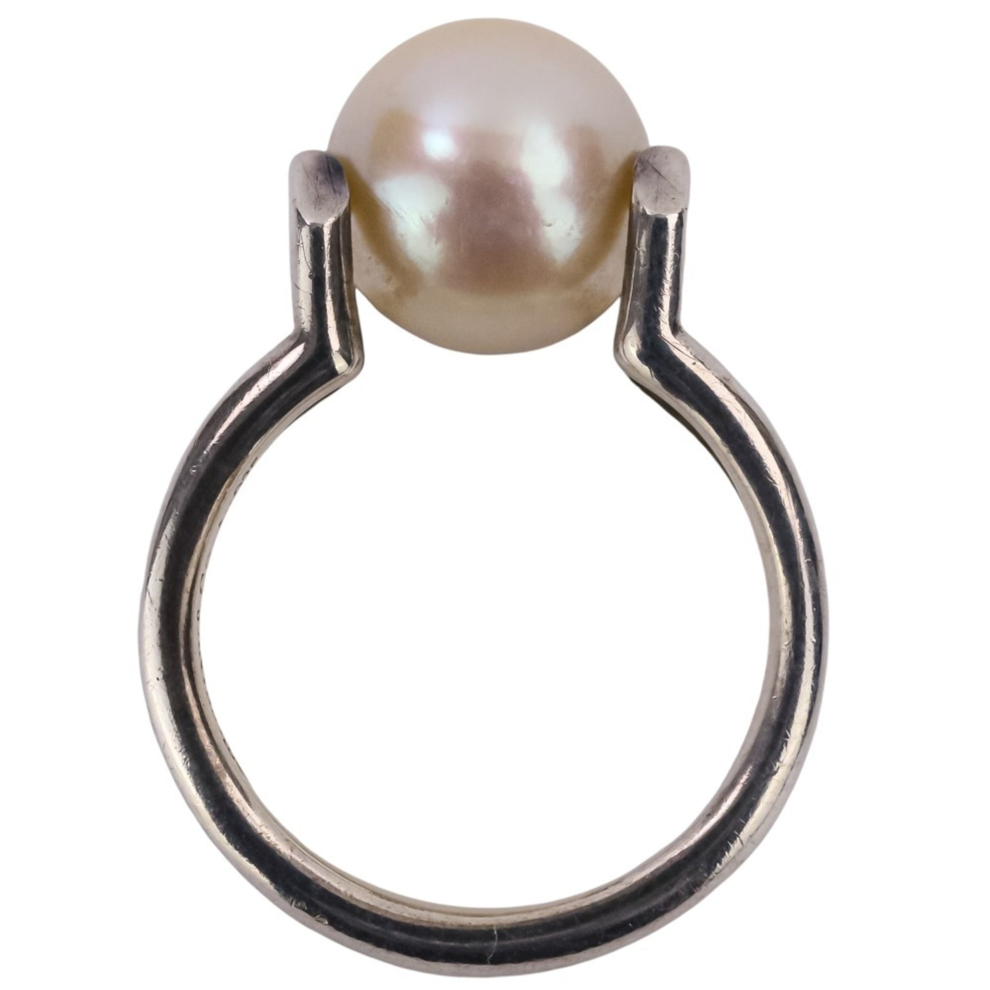 Tiffany Silver Silver 925 Band Ring (Pre-Owned)