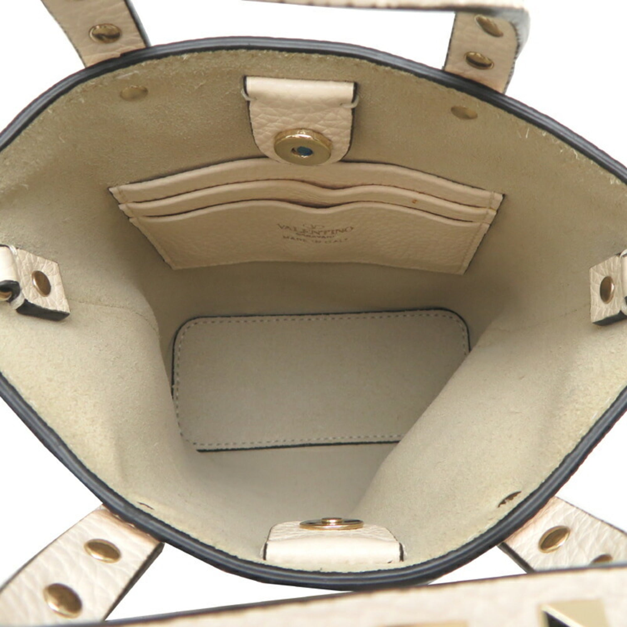Valentino Garavani White Leather Handbag (Pre-Owned)