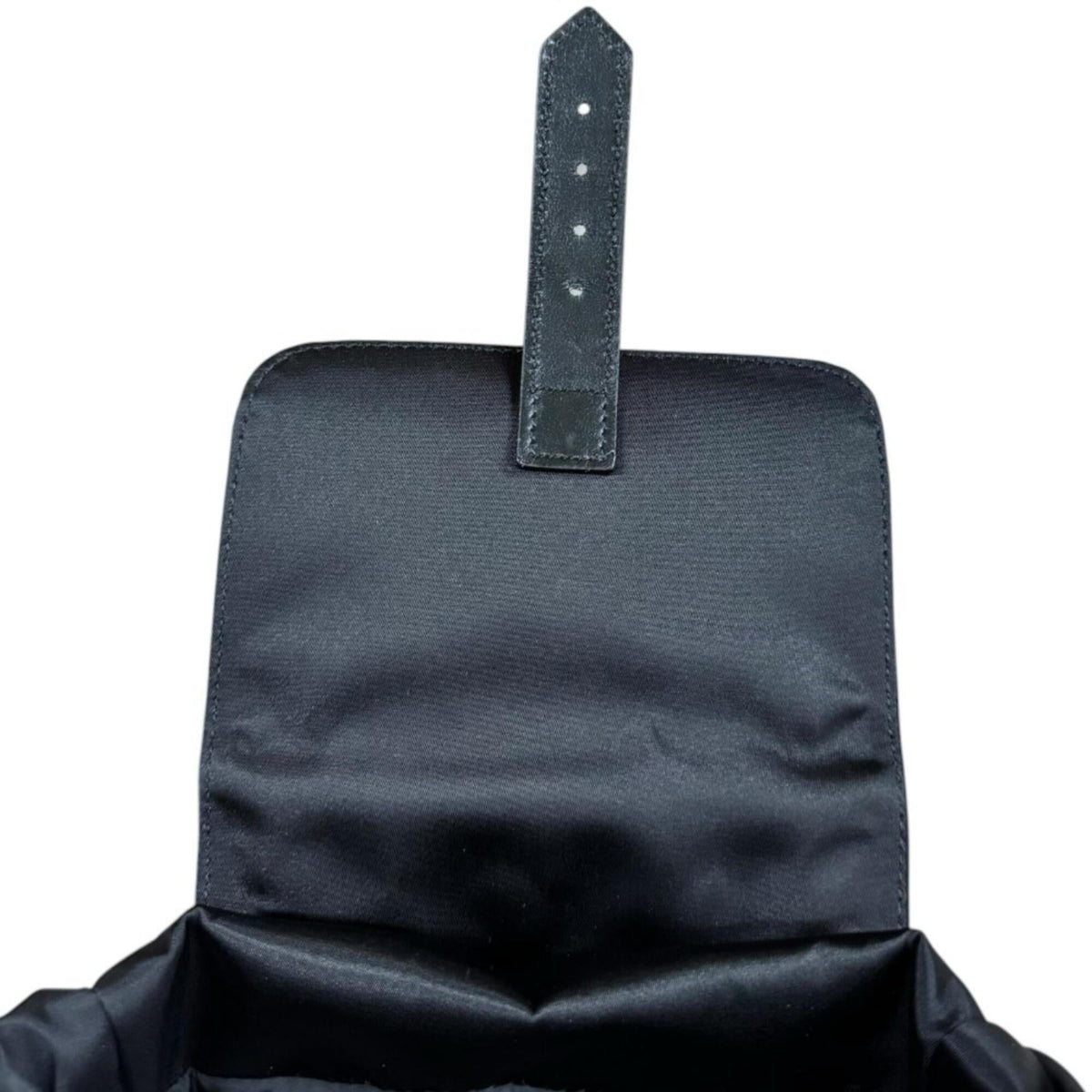 Versace Black Nylon Backpack (Pre-Owned)