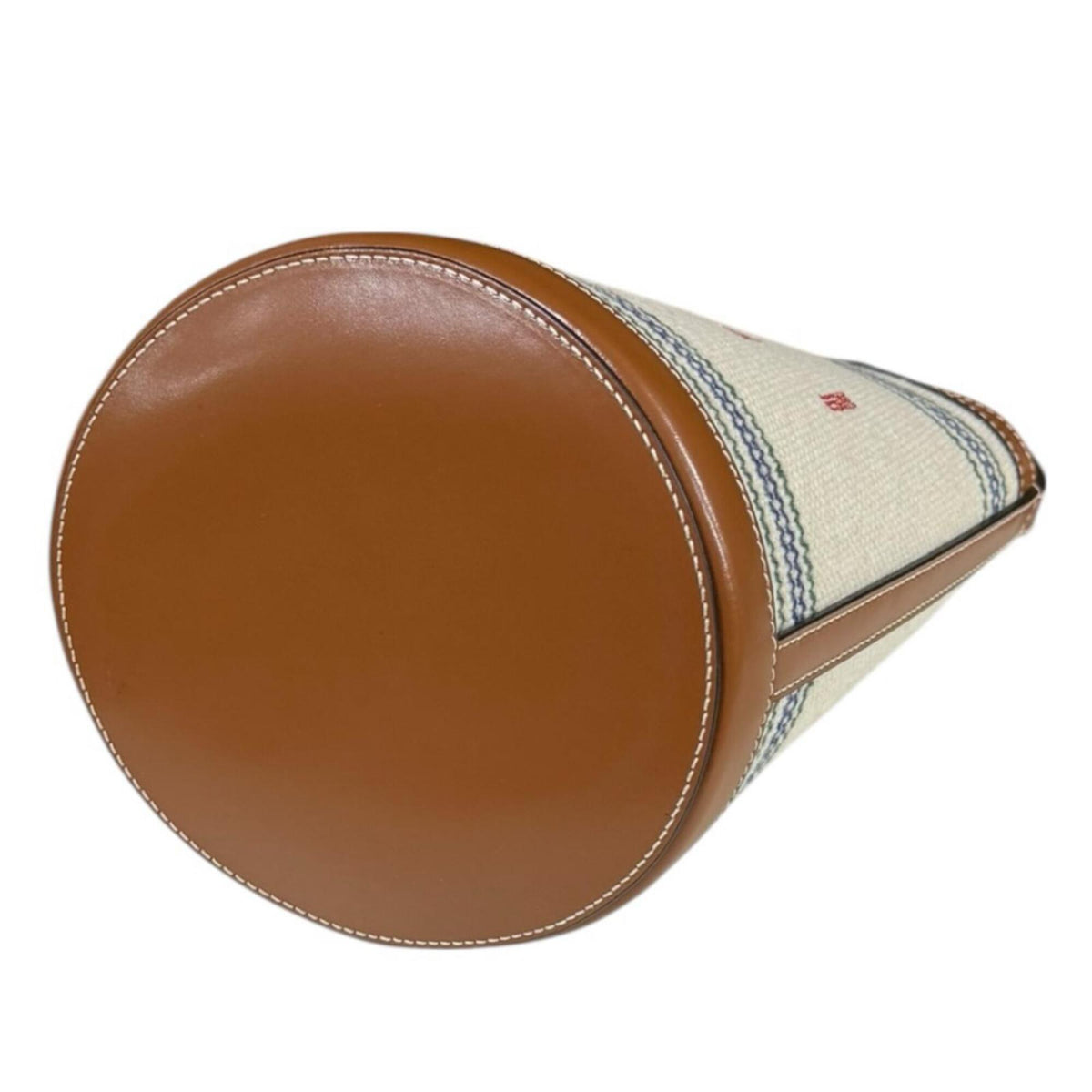 Marni Brown Canvas Leather Shoulder Bag (Pre-Owned)