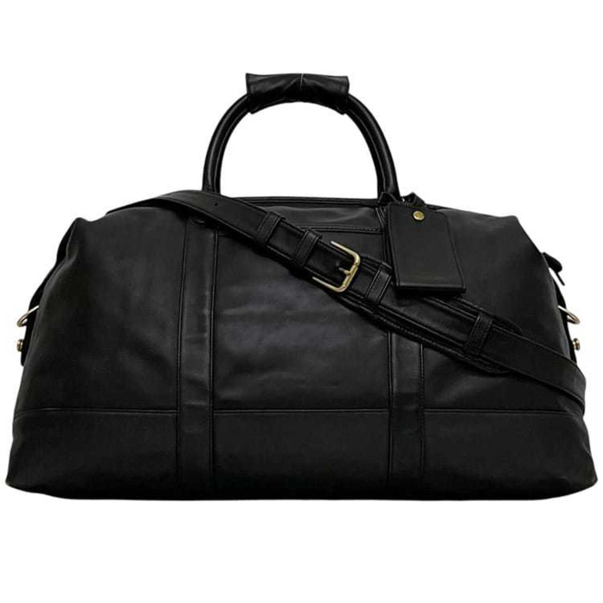 Coach Black Leather Boston Bag (Pre-Owned)