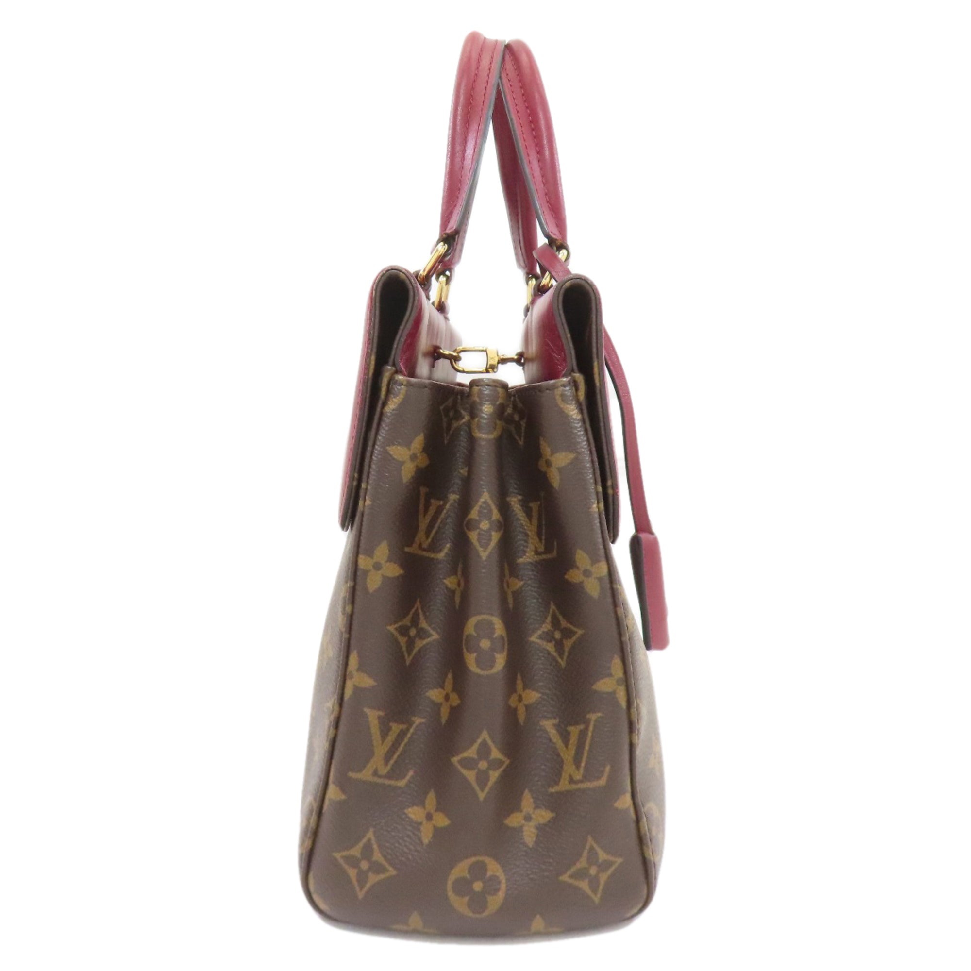 Louis Vuitton Bordeaux Brown Monogram Handbag (Pre-Owned)