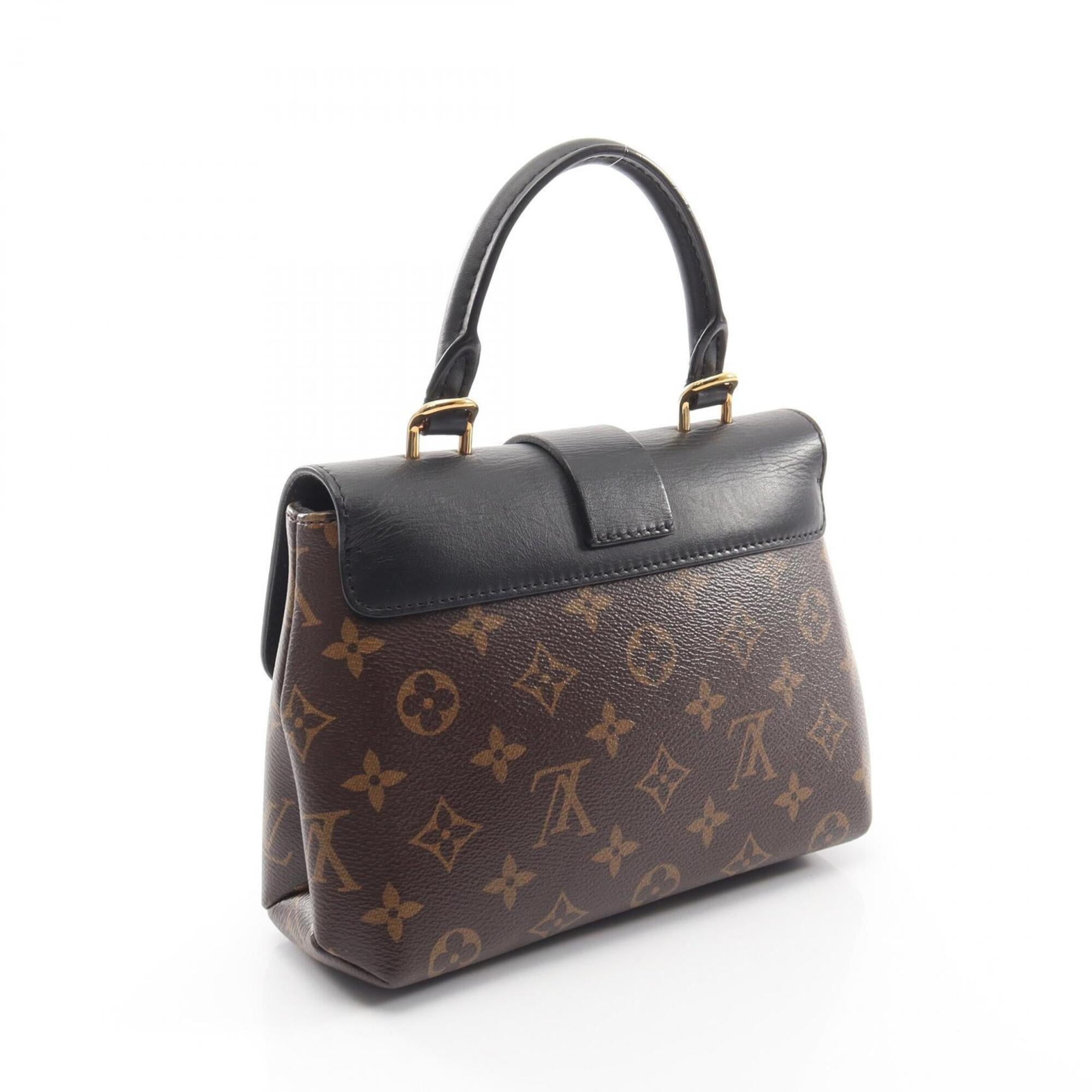 Louis Vuitton Black Brown Monogram Noir Coated Canvas Leather Handbag (Pre-Owned)