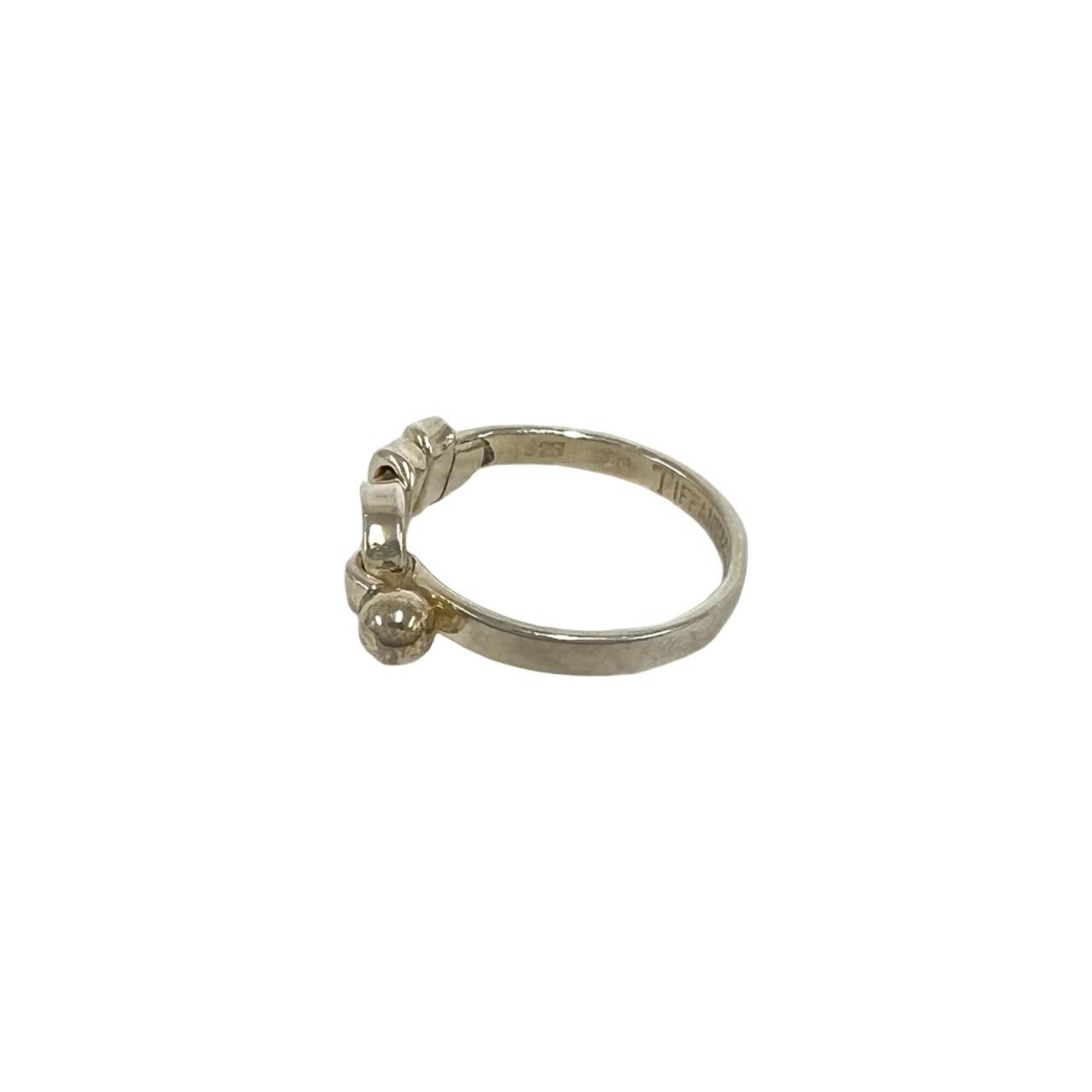 Tiffany Gold Silver Yellow Gold (18K) Silver 925 Band Ring (Pre-Owned)