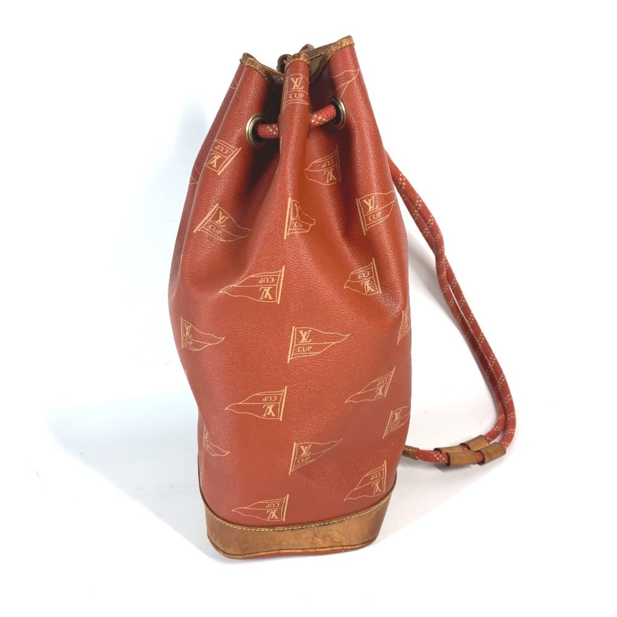 Louis Vuitton Brown Pvc Leather Shoulder Bag (Pre-Owned)
