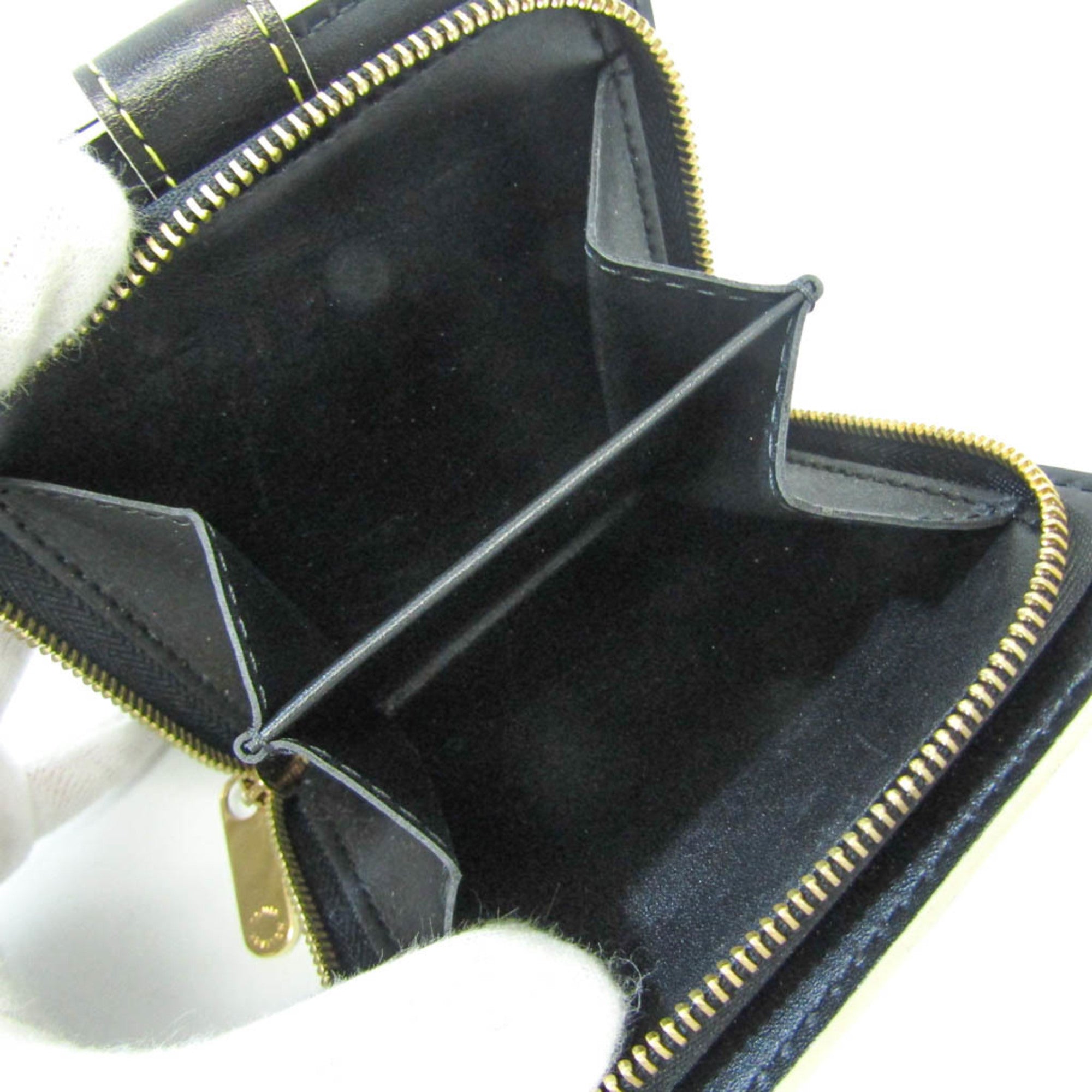 Louis Vuitton Suhali Noir Suhali Leather Wallet (Bi-Fold) (Pre-Owned)