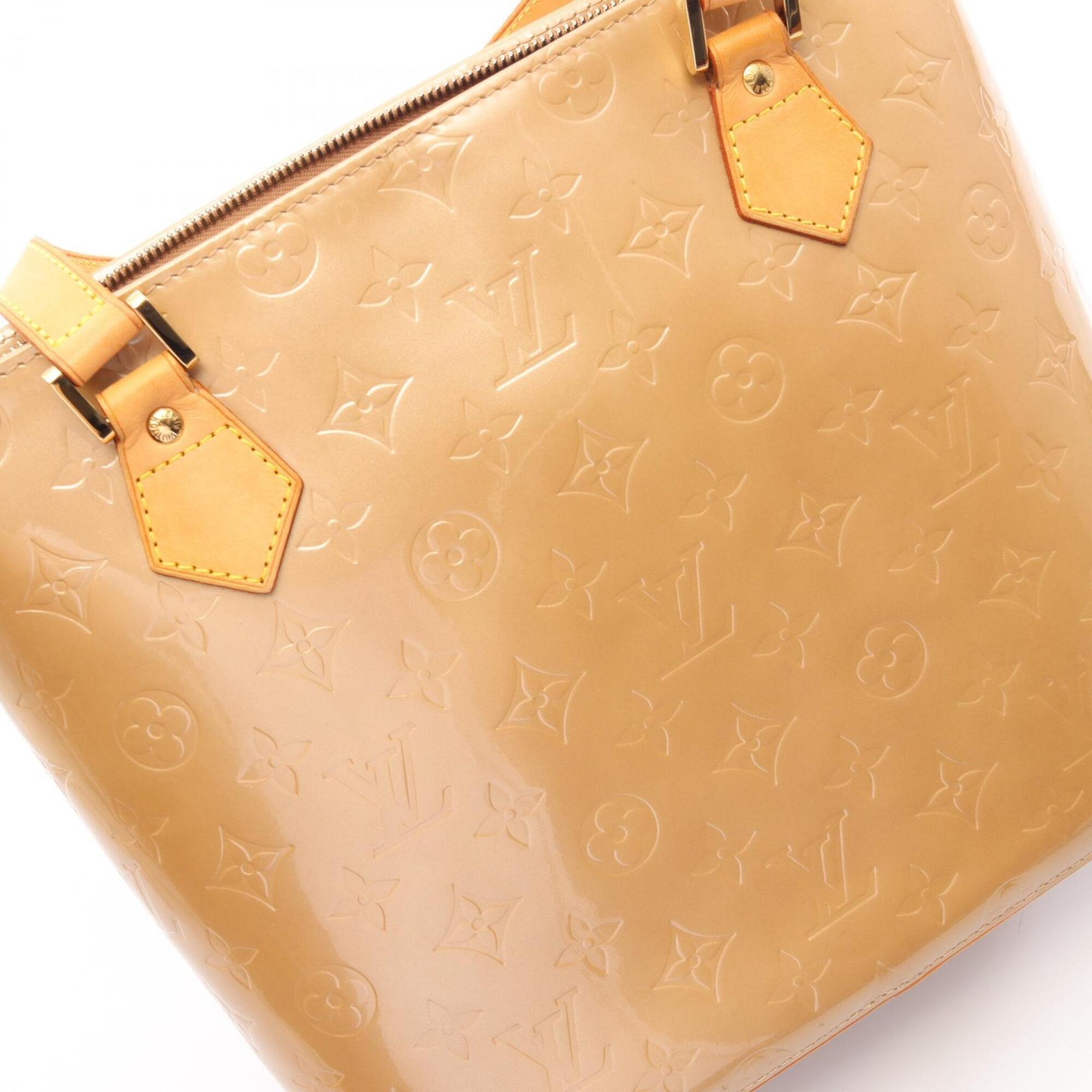 Louis Vuitton Monogram Vernis Beige Noisette Vernis Leather Handbag (Pre-Owned)