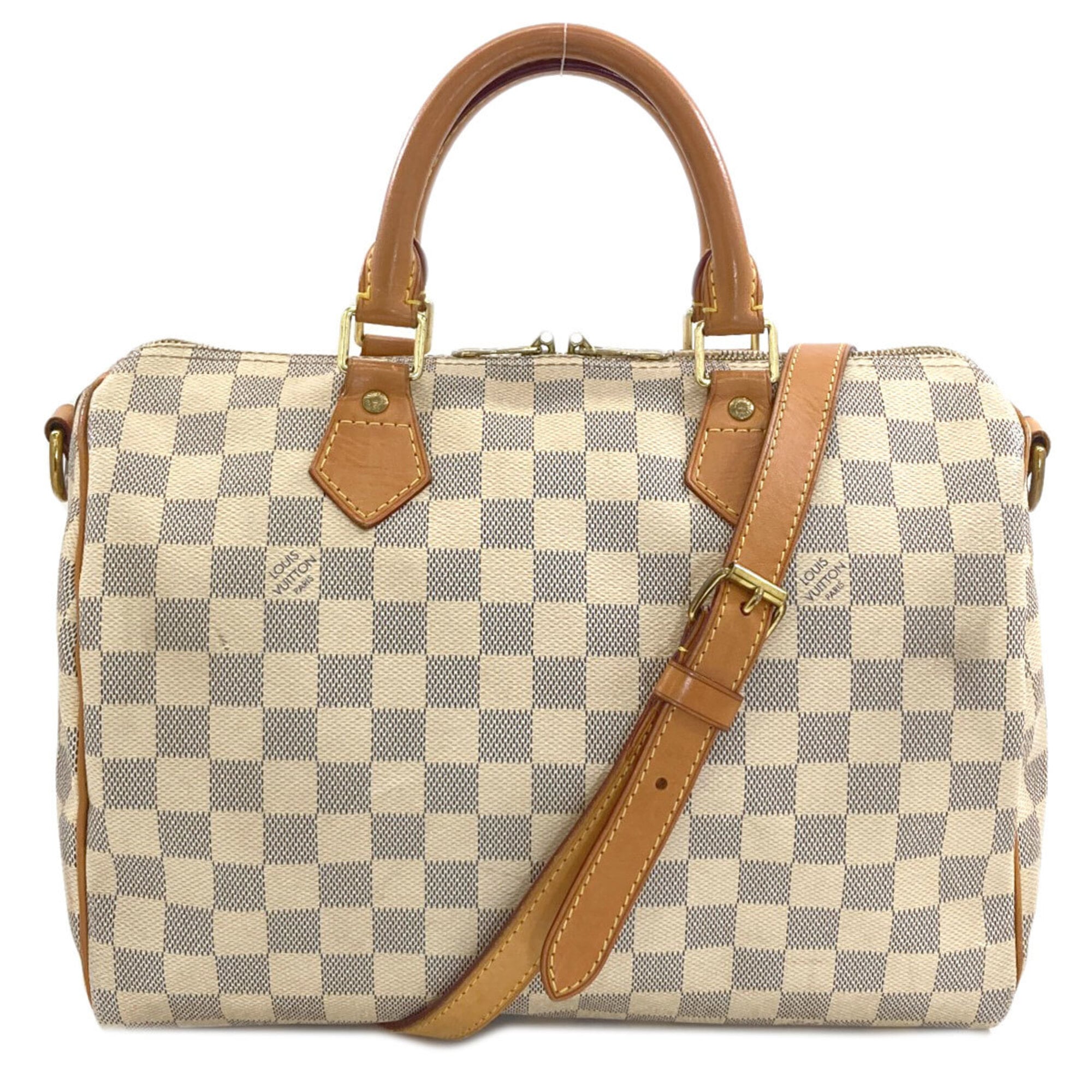 Louis Vuitton Azur Damier Canvas Damier Canvas Handbag (Pre-Owned)