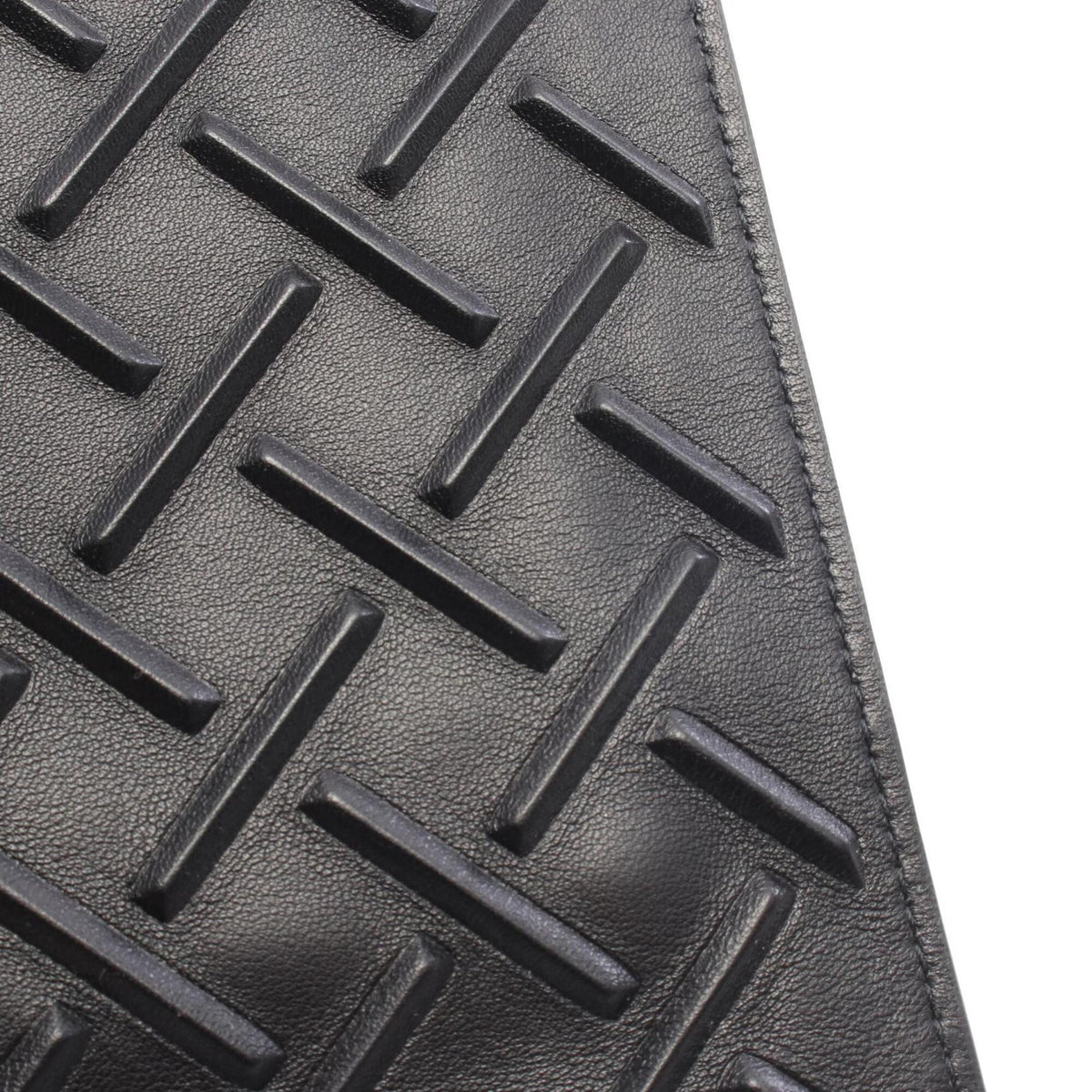 Bottega Veneta Black Intrecciato Clutch Bag (Pre-Owned)
