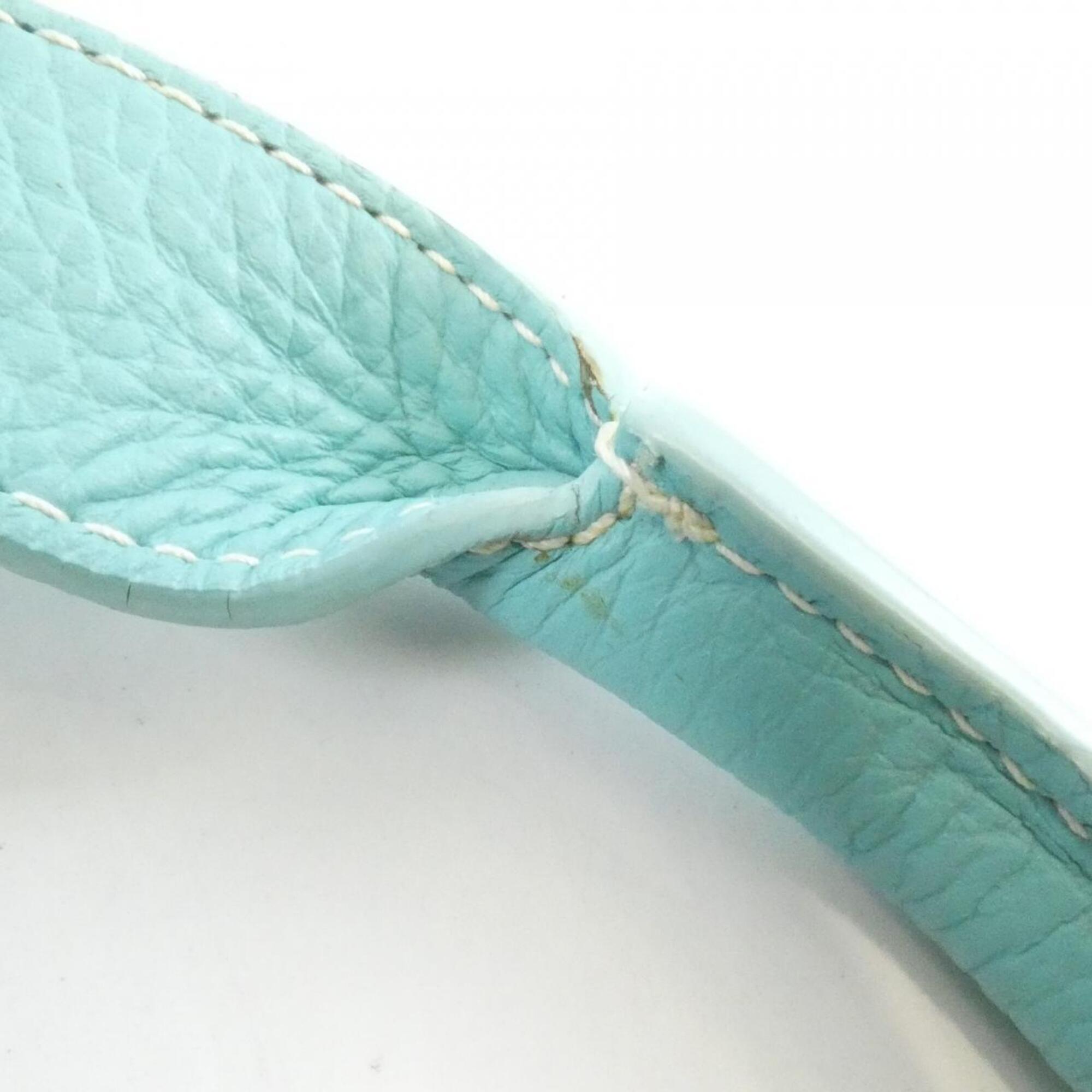 Tiffany Tiffany Blue Canvas Leather Handbag (Pre-Owned)