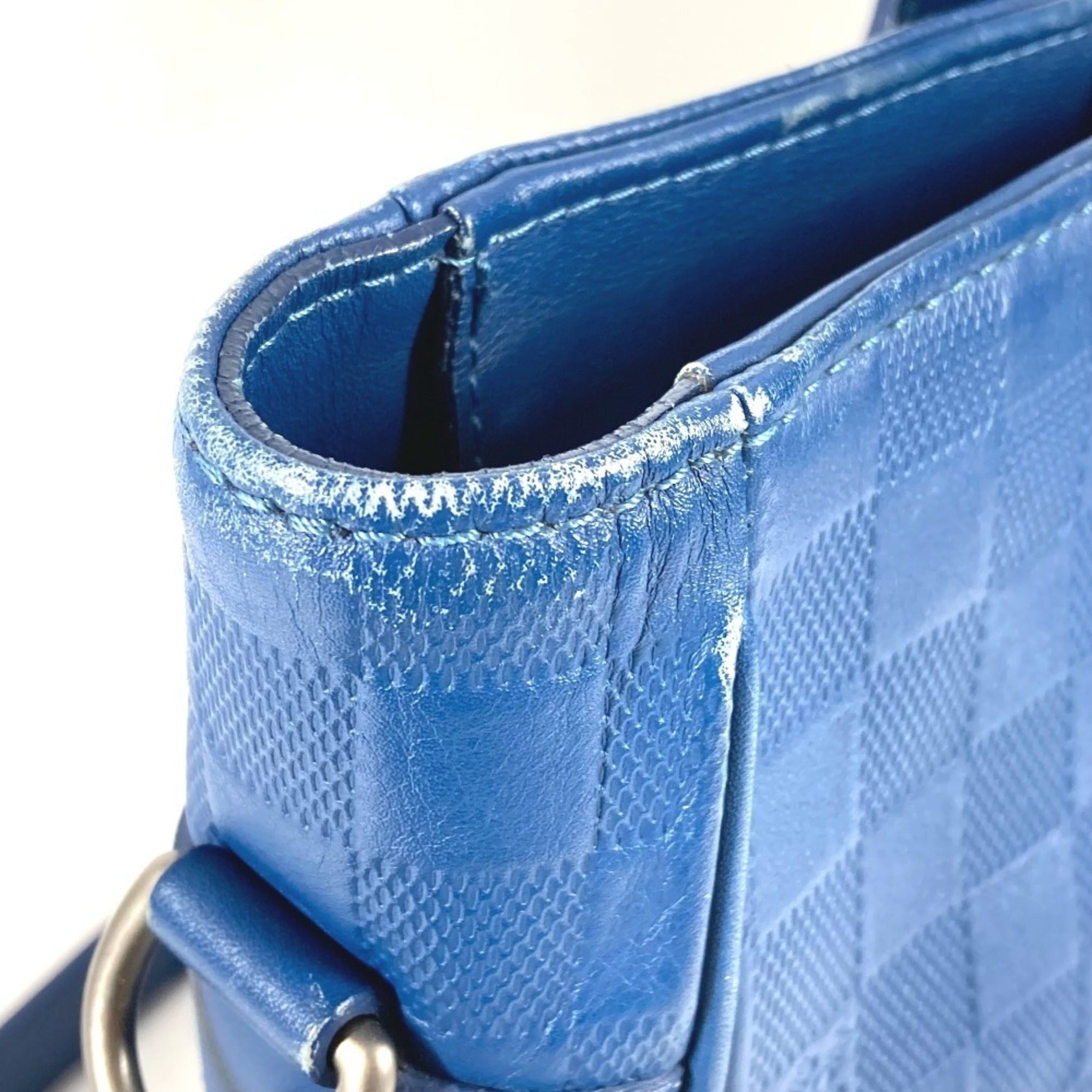 Louis Vuitton Damier Infini Blue Damier Infini Shoulder Bag Tote Bag (Pre-Owned)