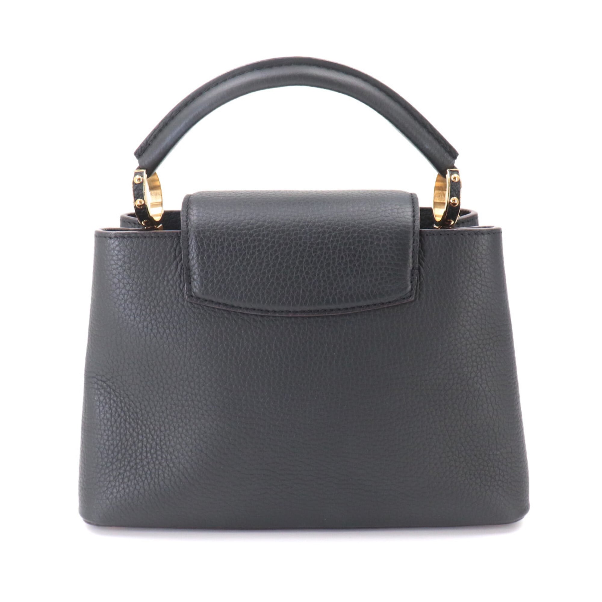 Louis Vuitton Black Leather Handbag (Pre-Owned)