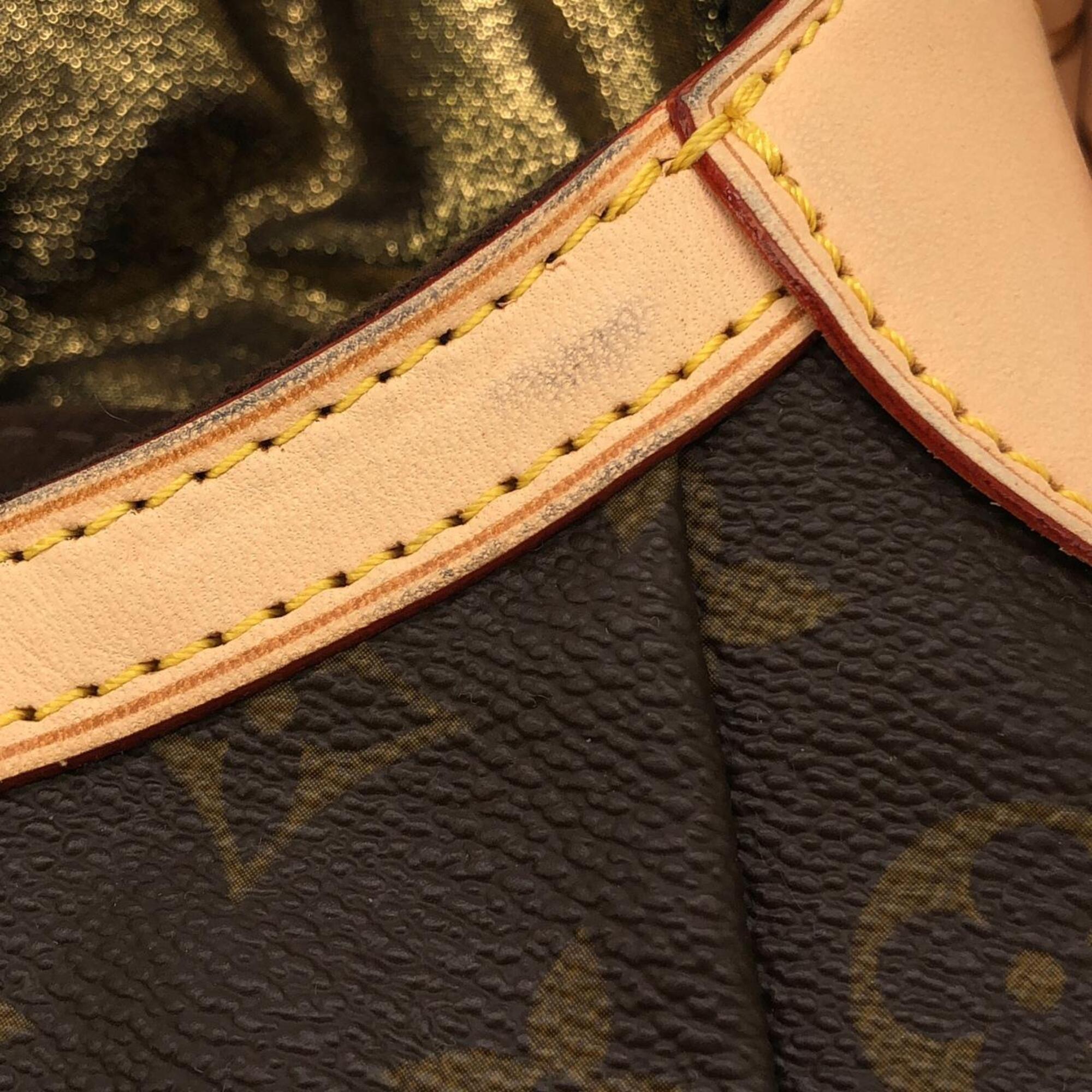 Louis Vuitton Brown Coated Canvas Handbag (Pre-Owned)
