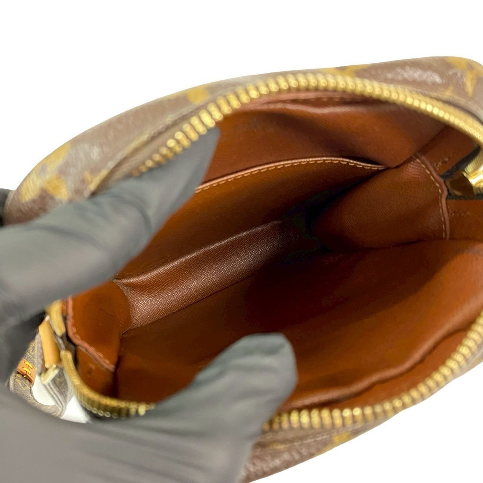Louis Vuitton Brown Leather Pvc Pochette Shoulder Bag (Pre-Owned)