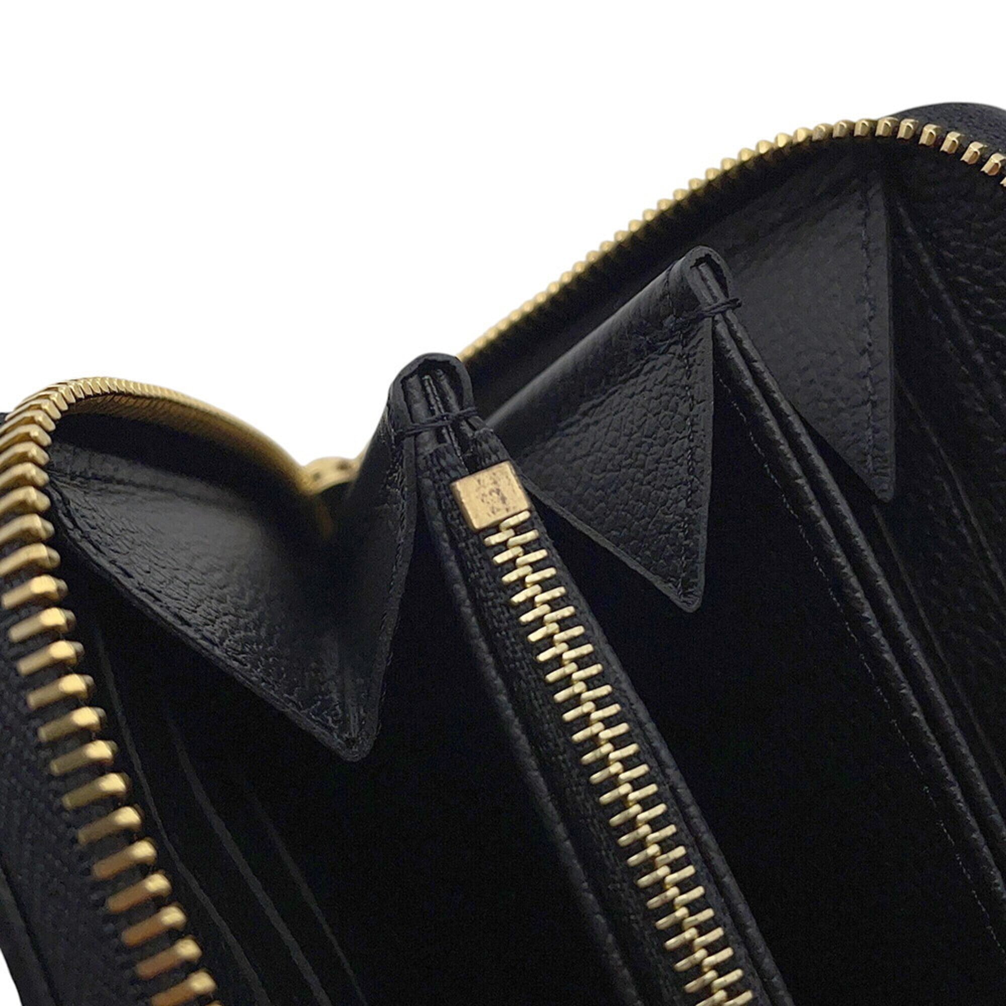 Louis Vuitton Monogram Empreinte Black Noir Monogram Empreinte Long Wallet (Bi-Fold) (Pre-Owned)