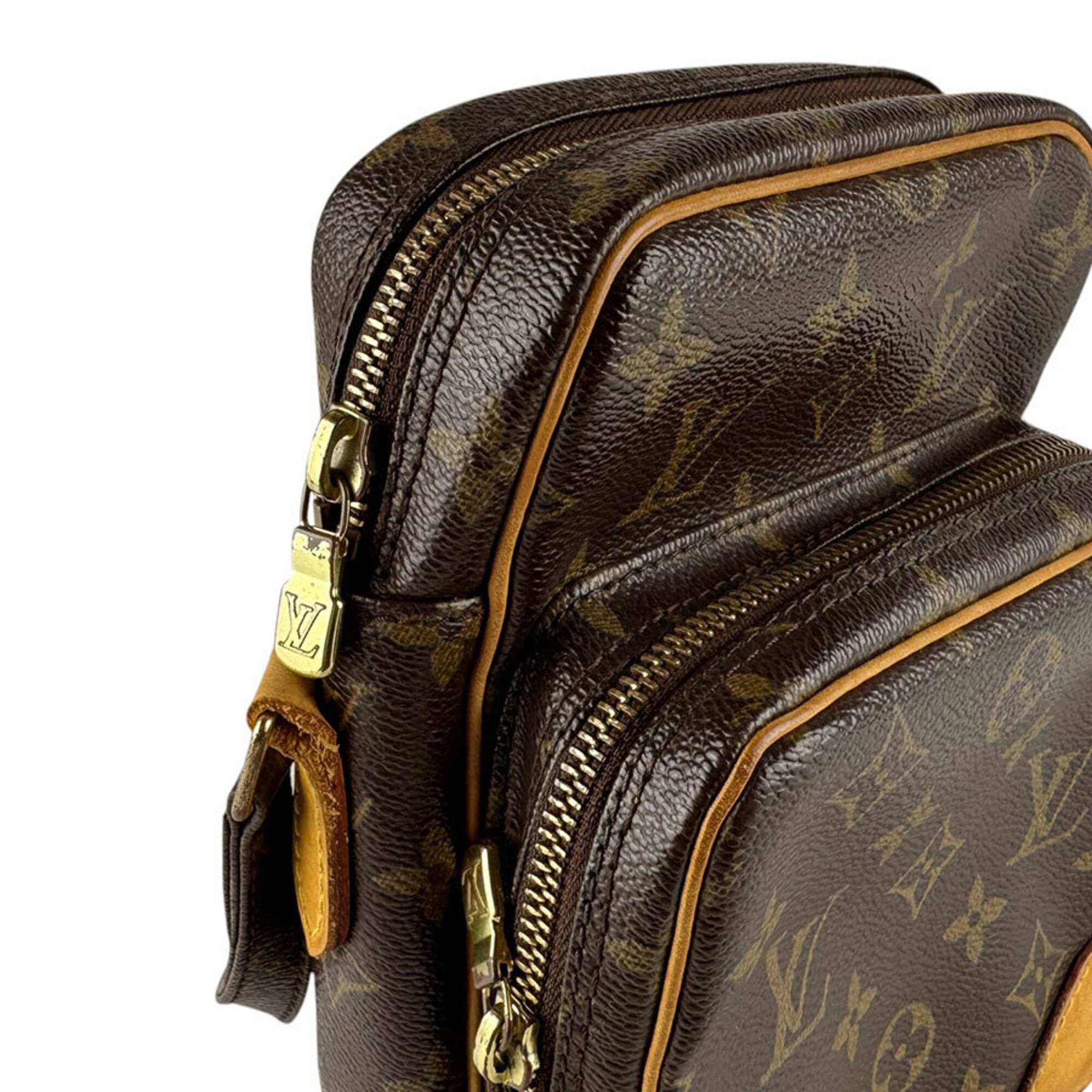 Louis Vuitton Brown Monogram Shoulder Bag (Pre-Owned)