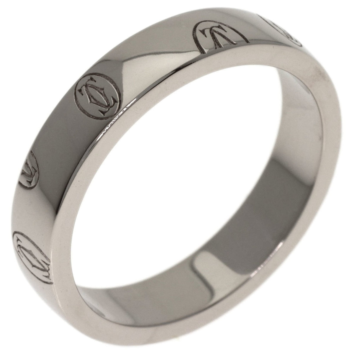 Cartier White Gold White Gold (18K) Band Ring (Pre-Owned)
