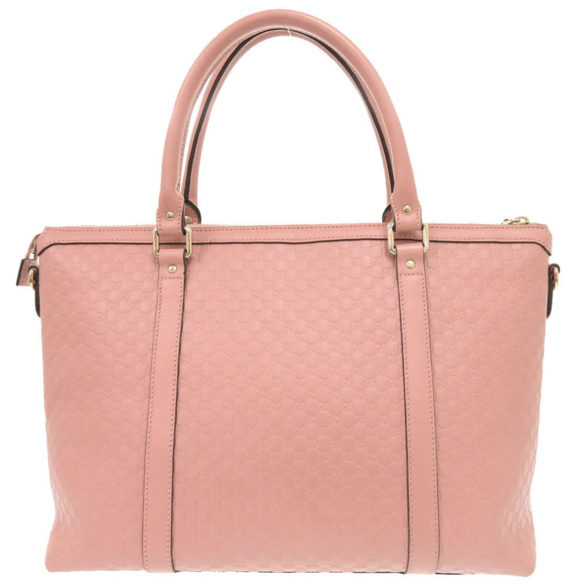 Gucci Pink Leather Handbag Shoulder Bag Tote Bag (Pre-Owned)
