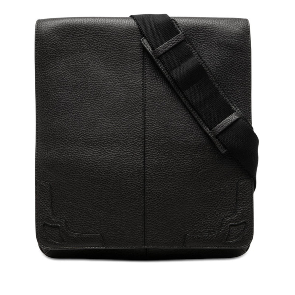Cartier Marcello Black Leather Shoulder Bag (Pre-Owned)