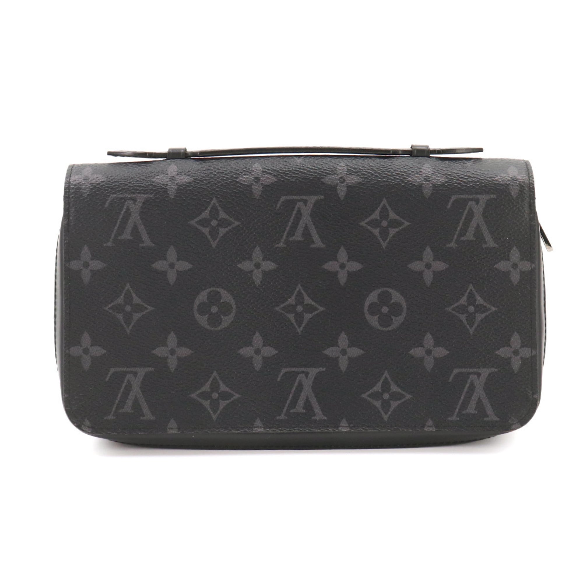 Louis Vuitton Monogram Eclipse Monogram Eclipse Canvas Long Wallet (Bi-Fold) (Pre-Owned)