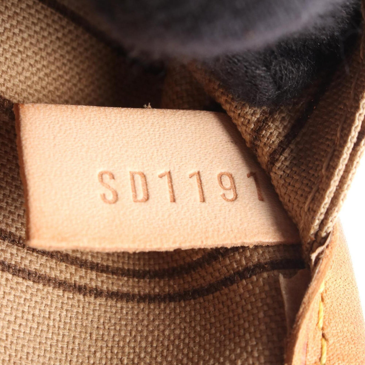 Louis Vuitton Brown Coated Canvas Monogram Leather Handbag Tote Bag (Pre-Owned)