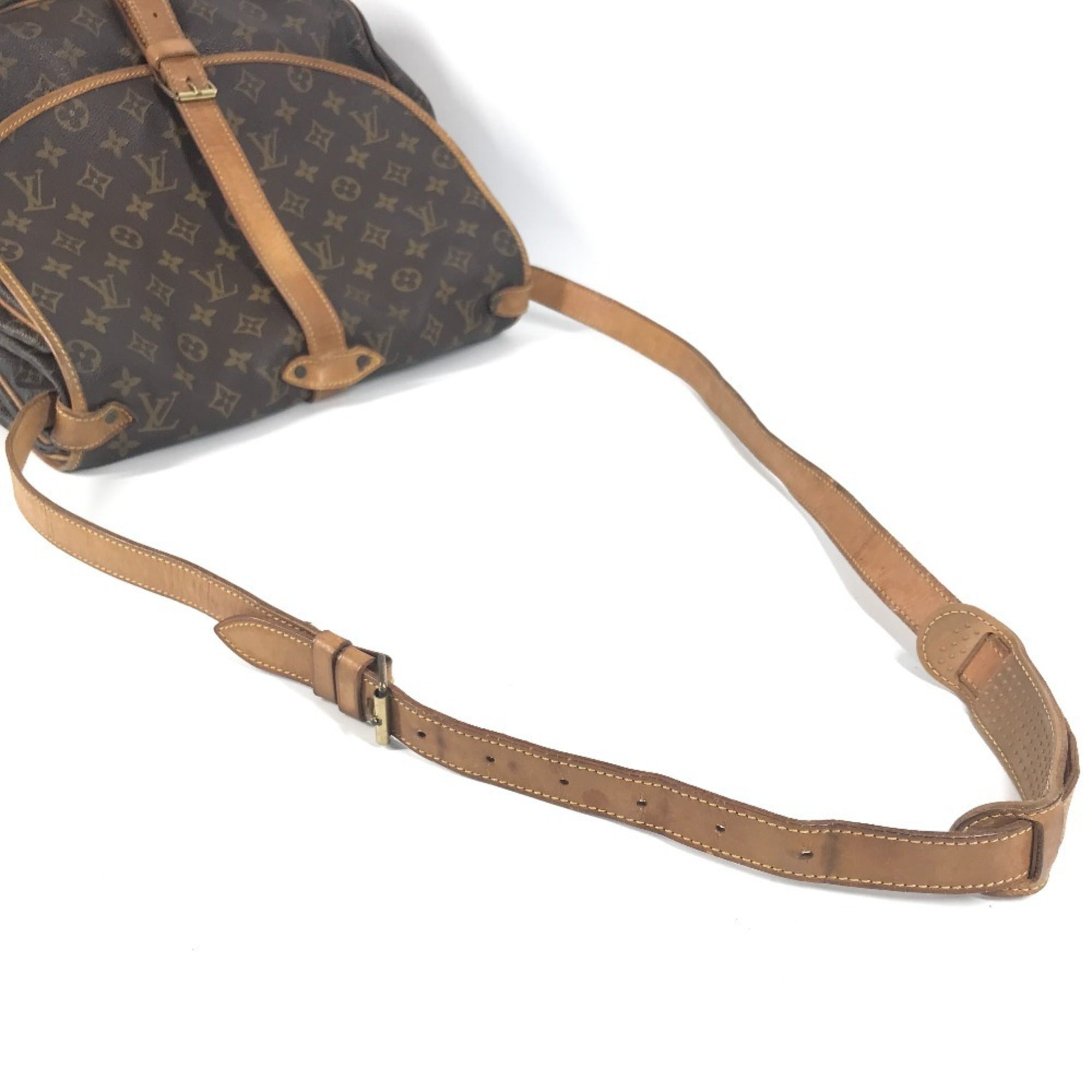 Louis Vuitton Brown Monogram Canvas Shoulder Bag (Pre-Owned)