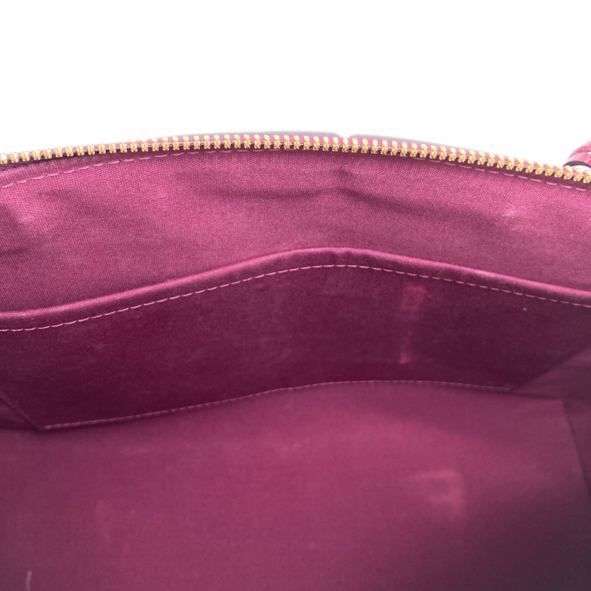 Louis Vuitton Magenta Vernis Handbag (Pre-Owned)