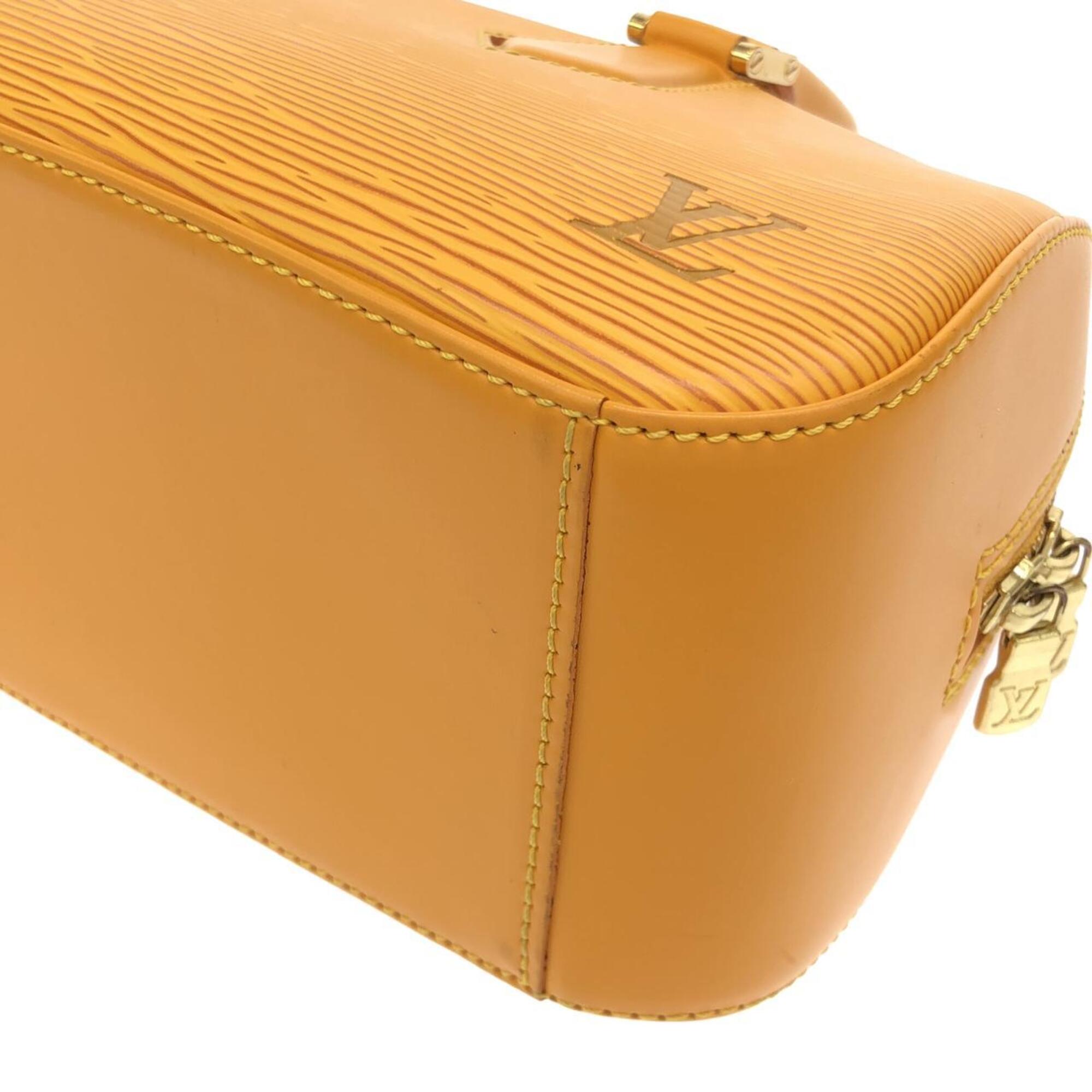 Louis Vuitton Yellow Leather Handbag (Pre-Owned)