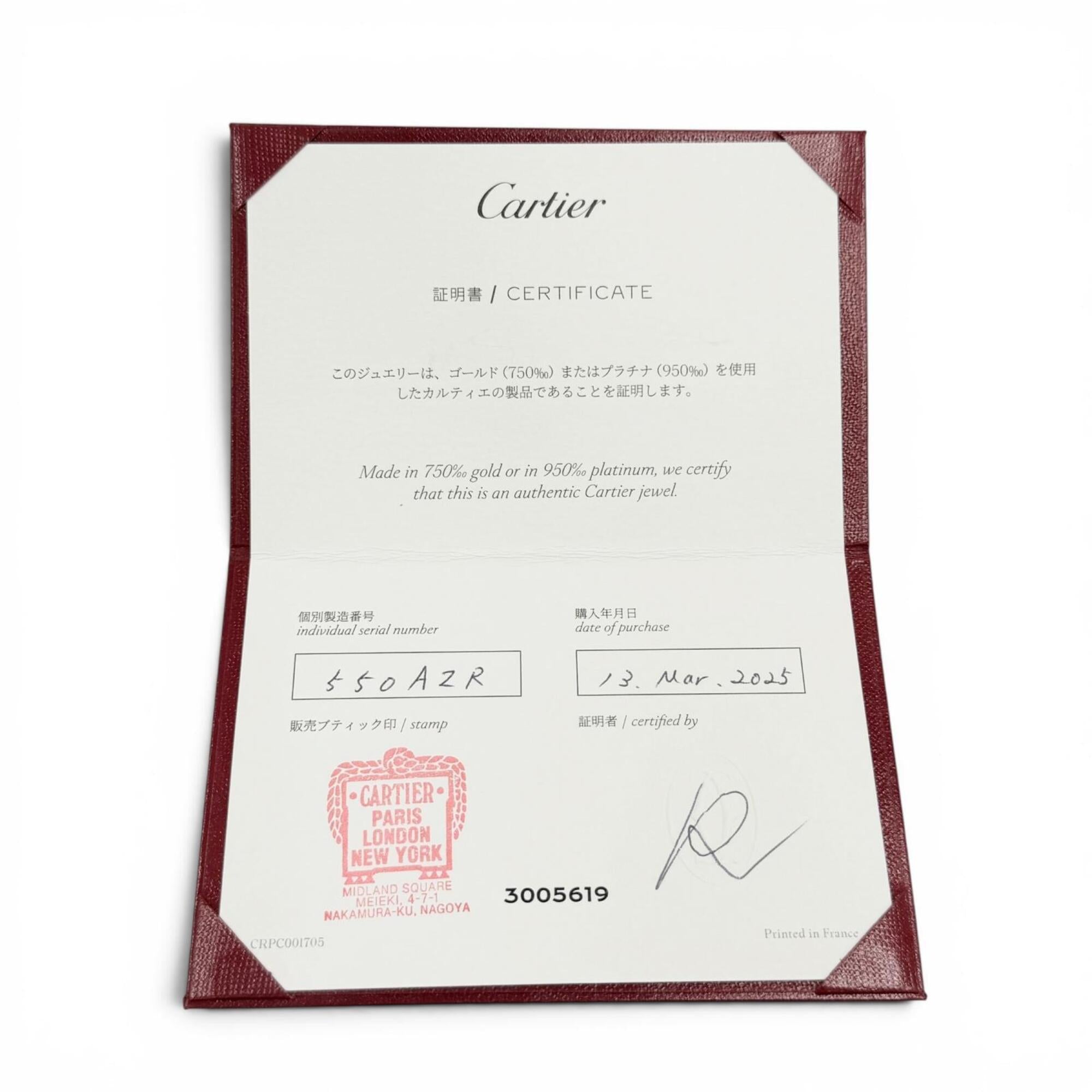 Cartier Pink Gold White Gold Yellow Gold Yellow Gold (18K) Pink Gold (18K) White Gold (18K) Band Ring (Pre-Owned)
