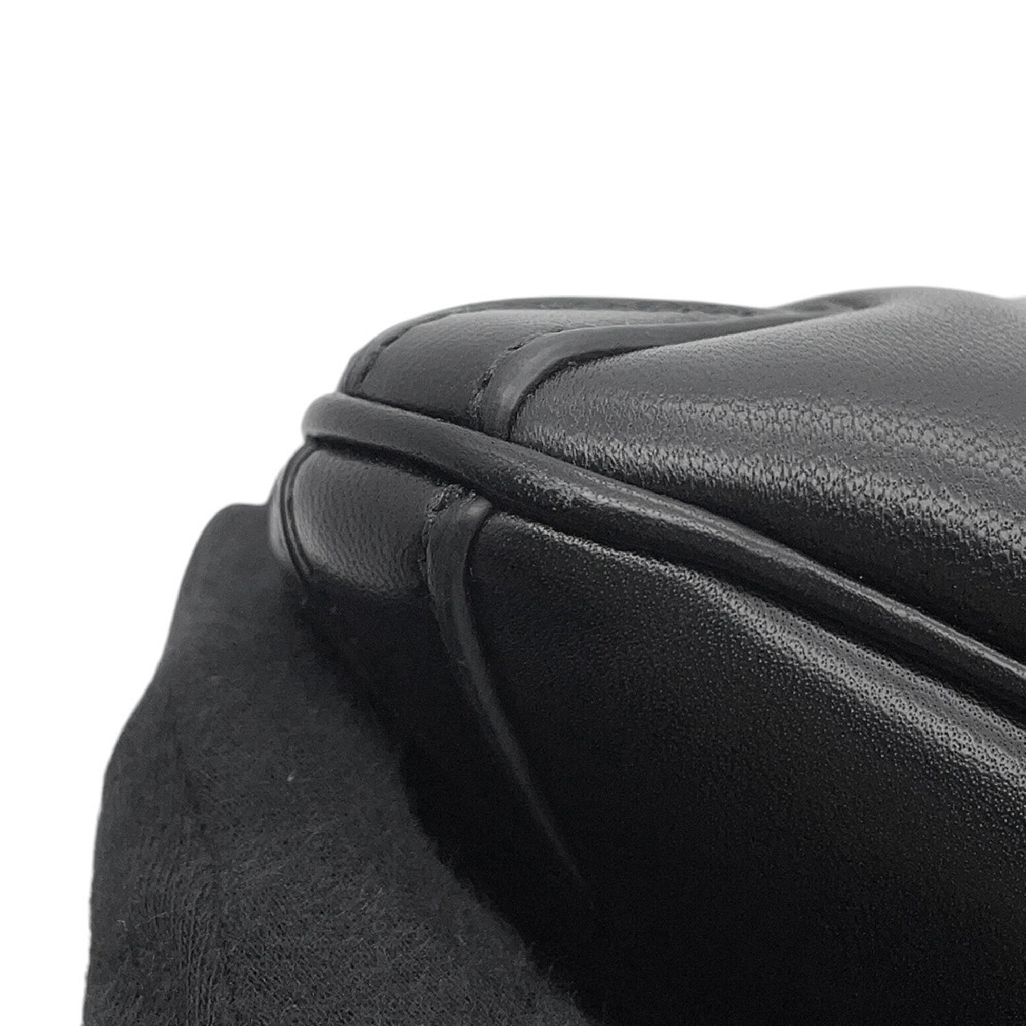 Gucci Horsebit Black Leather Handbag (Pre-Owned)