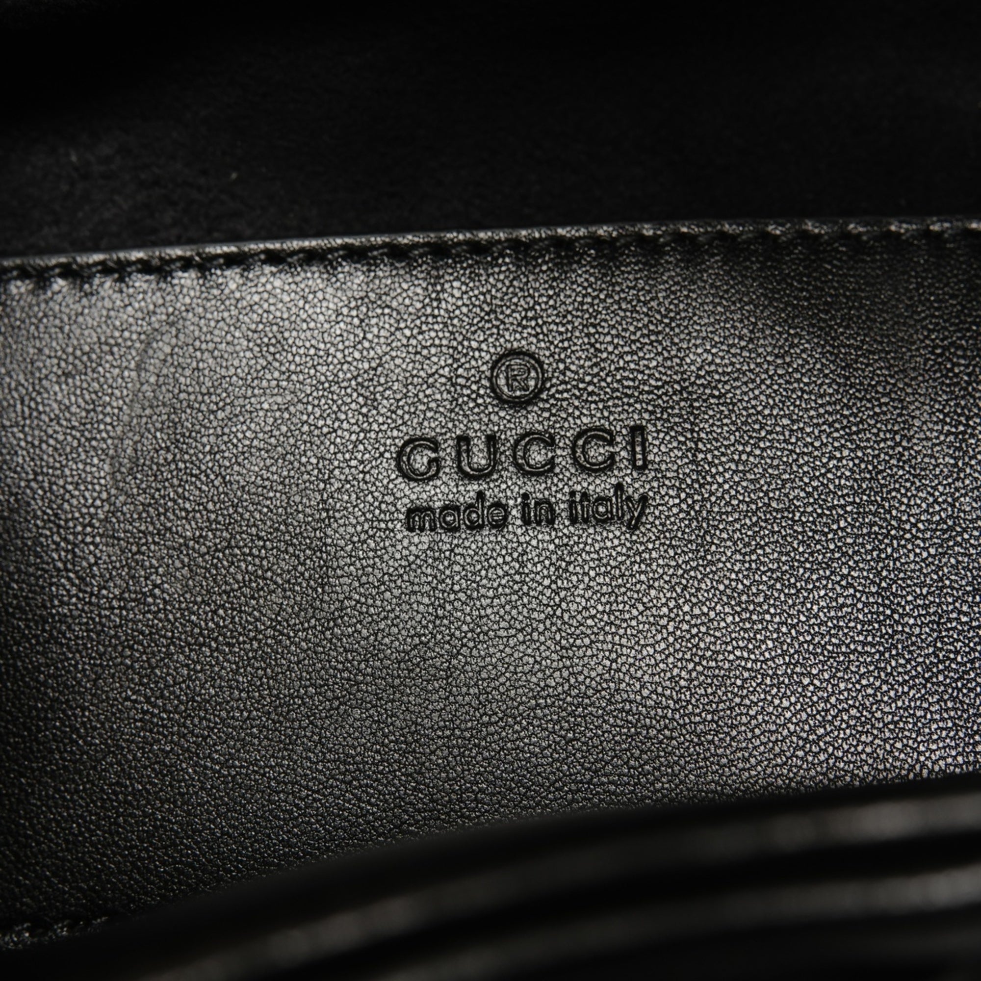 Gucci Gg Marmont Black Quilting Backpack (Pre-Owned)