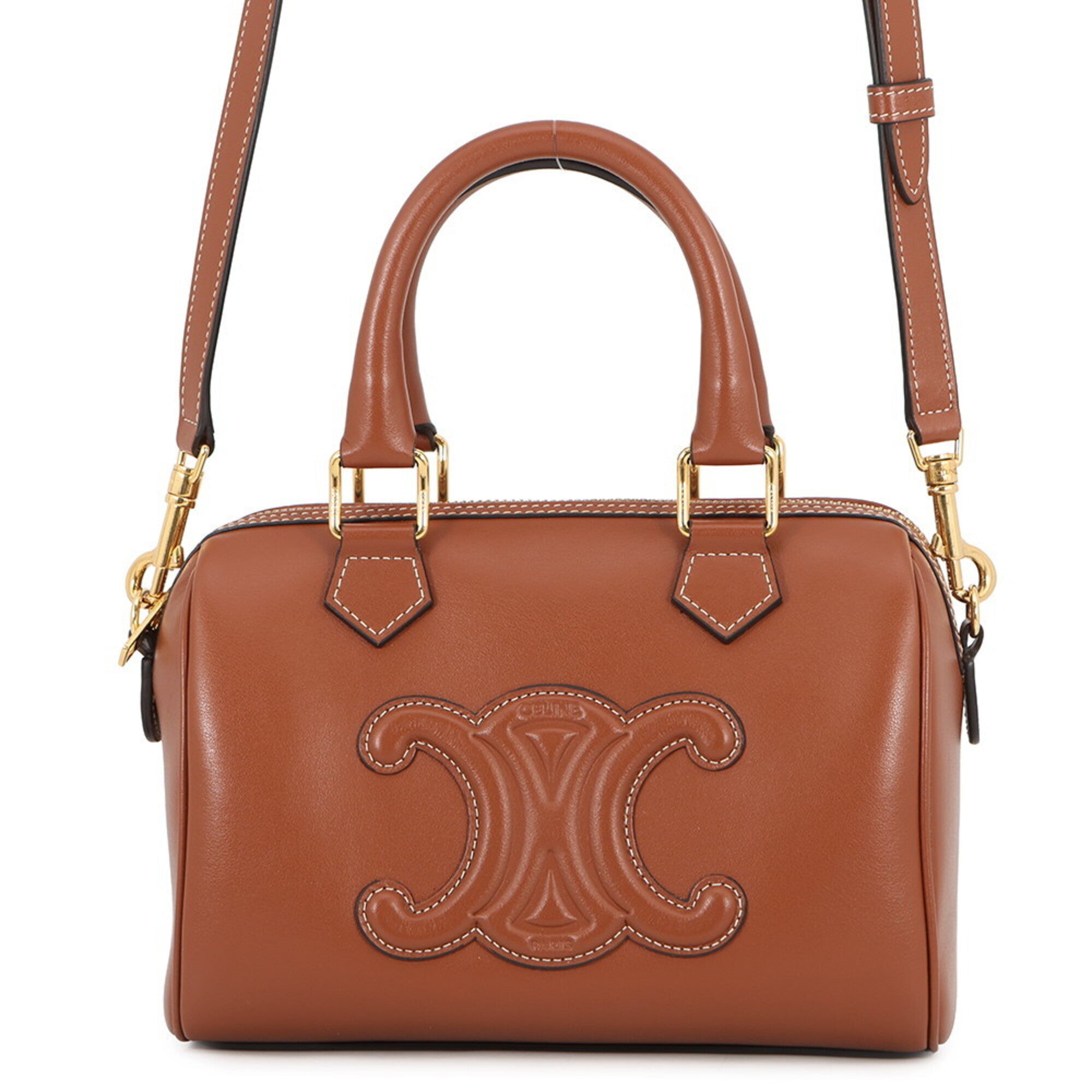 Celine Brown Leather Handbag (Pre-Owned)