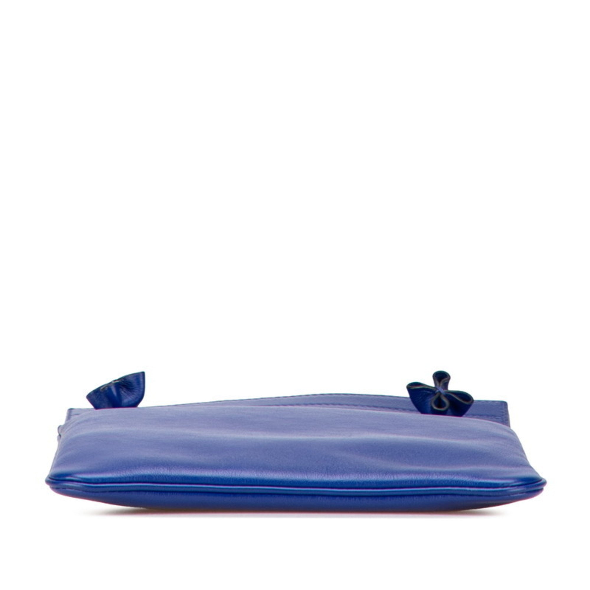 Hermes Blue Swift Leather Shoulder Bag (Pre-Owned)
