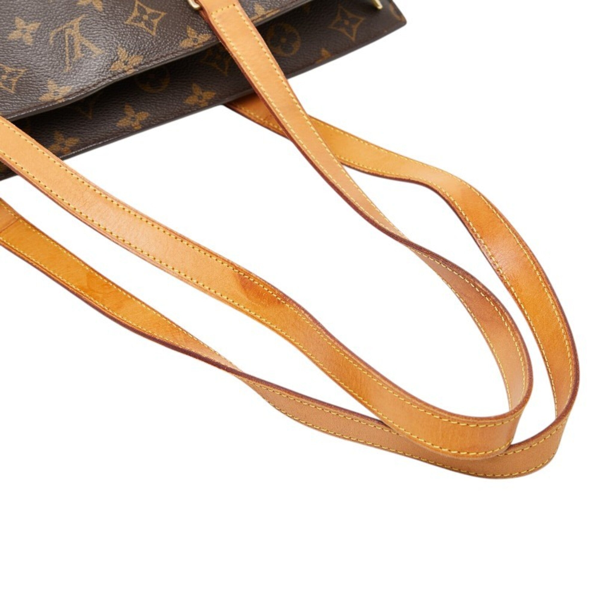 Louis Vuitton Brown Pvc Leather Shoulder Bag Tote Bag (Pre-Owned)