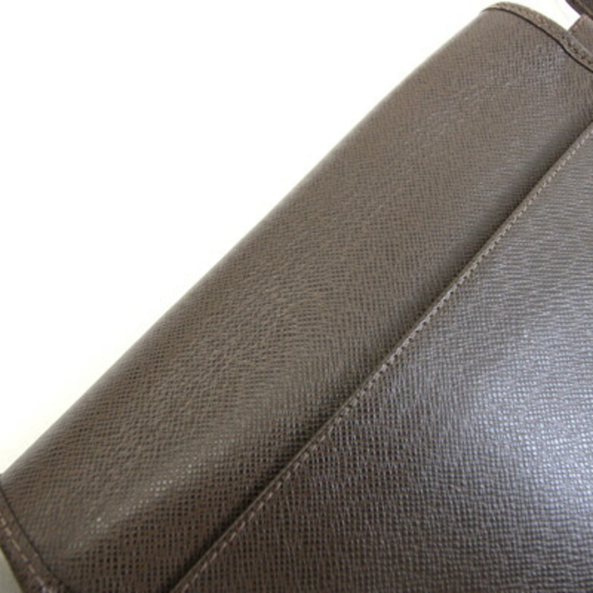 Louis Vuitton Taiga Brown Grizzly Taiga Leather Handbag Shoulder Bag (Pre-Owned)