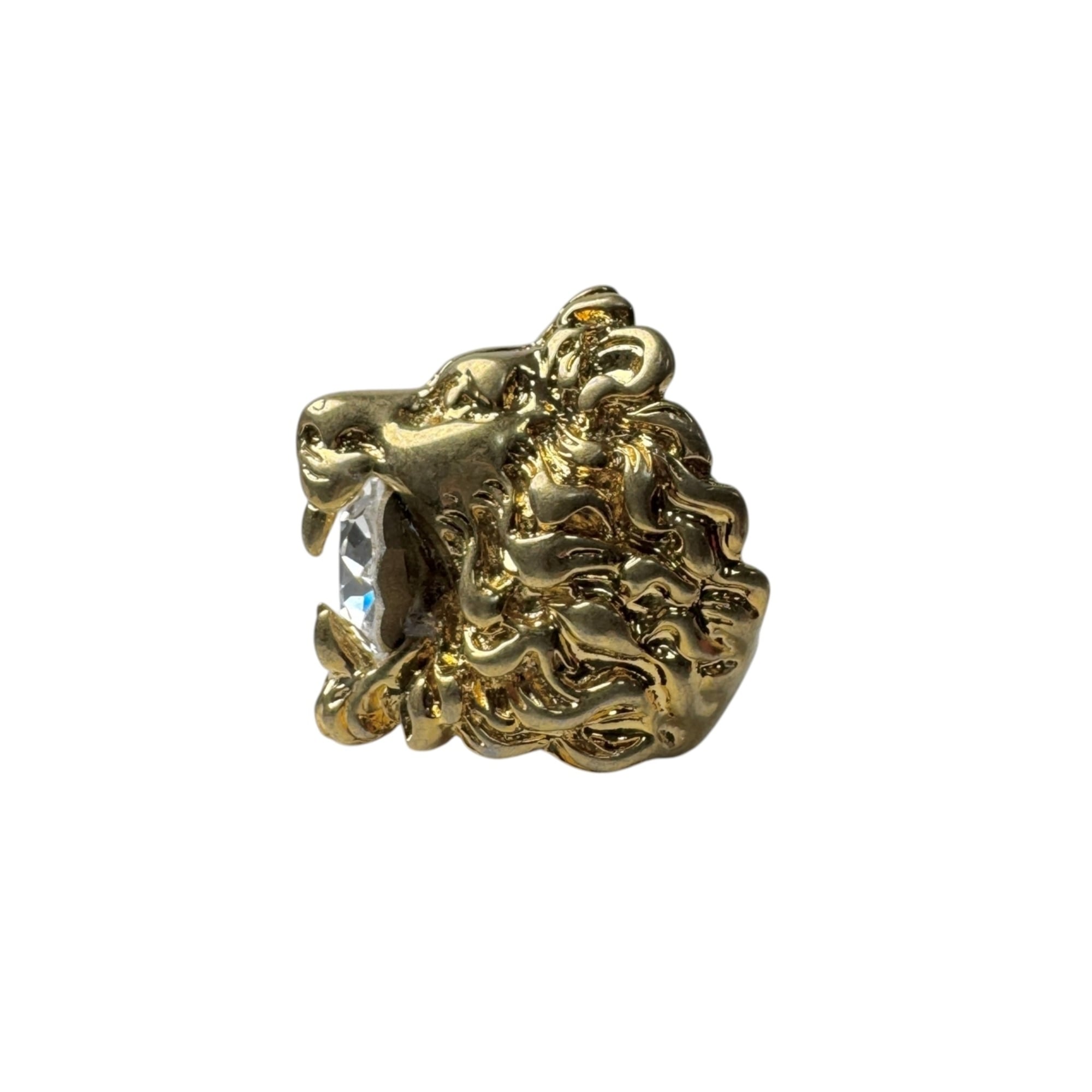 Gucci Gold Metal Band Ring (Pre-Owned)