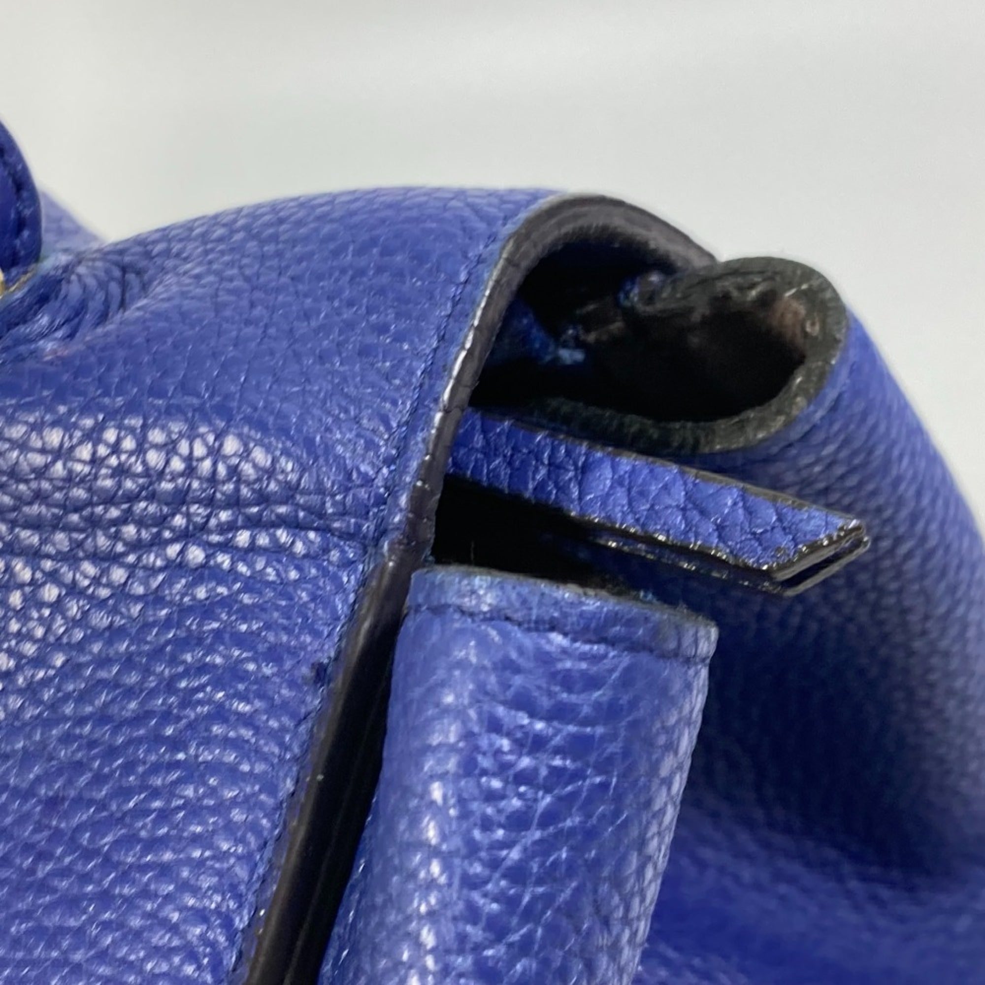 Celine Blue Leather Shoulder Bag (Pre-Owned)