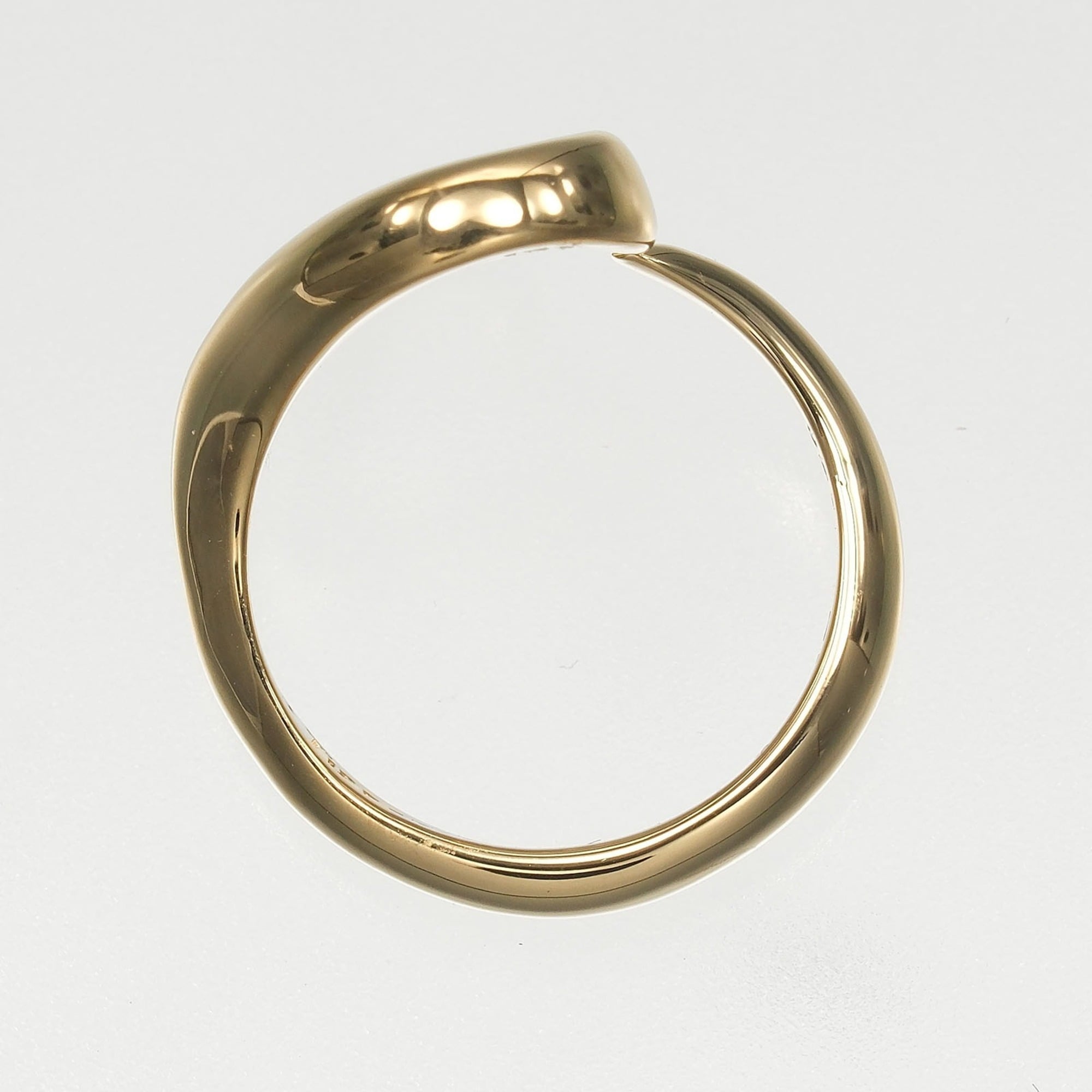 Tiffany Open Heart Yellow Gold (18K) Band Ring (Pre-Owned)